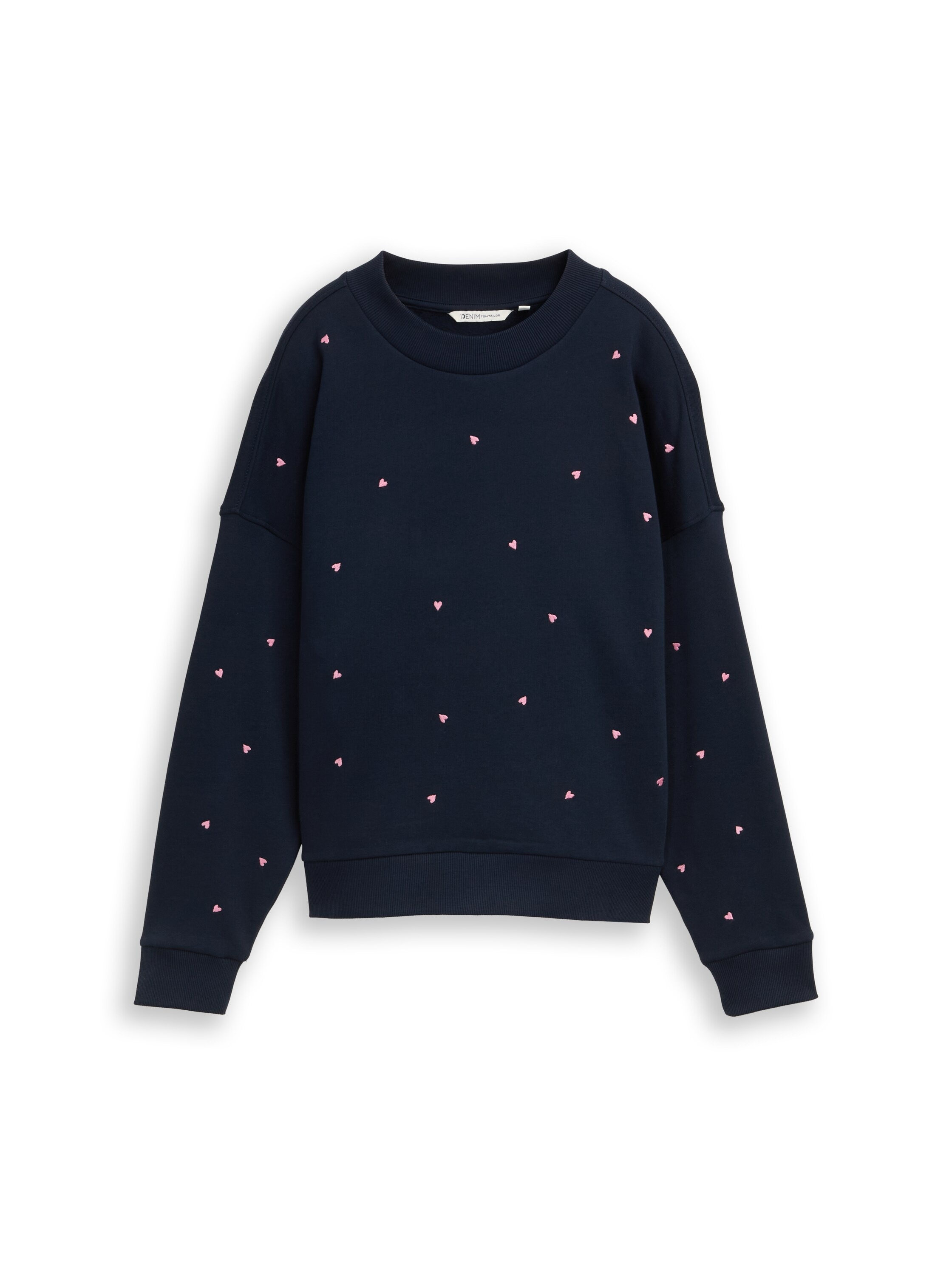 TOM TAILOR Denim Sweatshirt , mit All-Over Print
