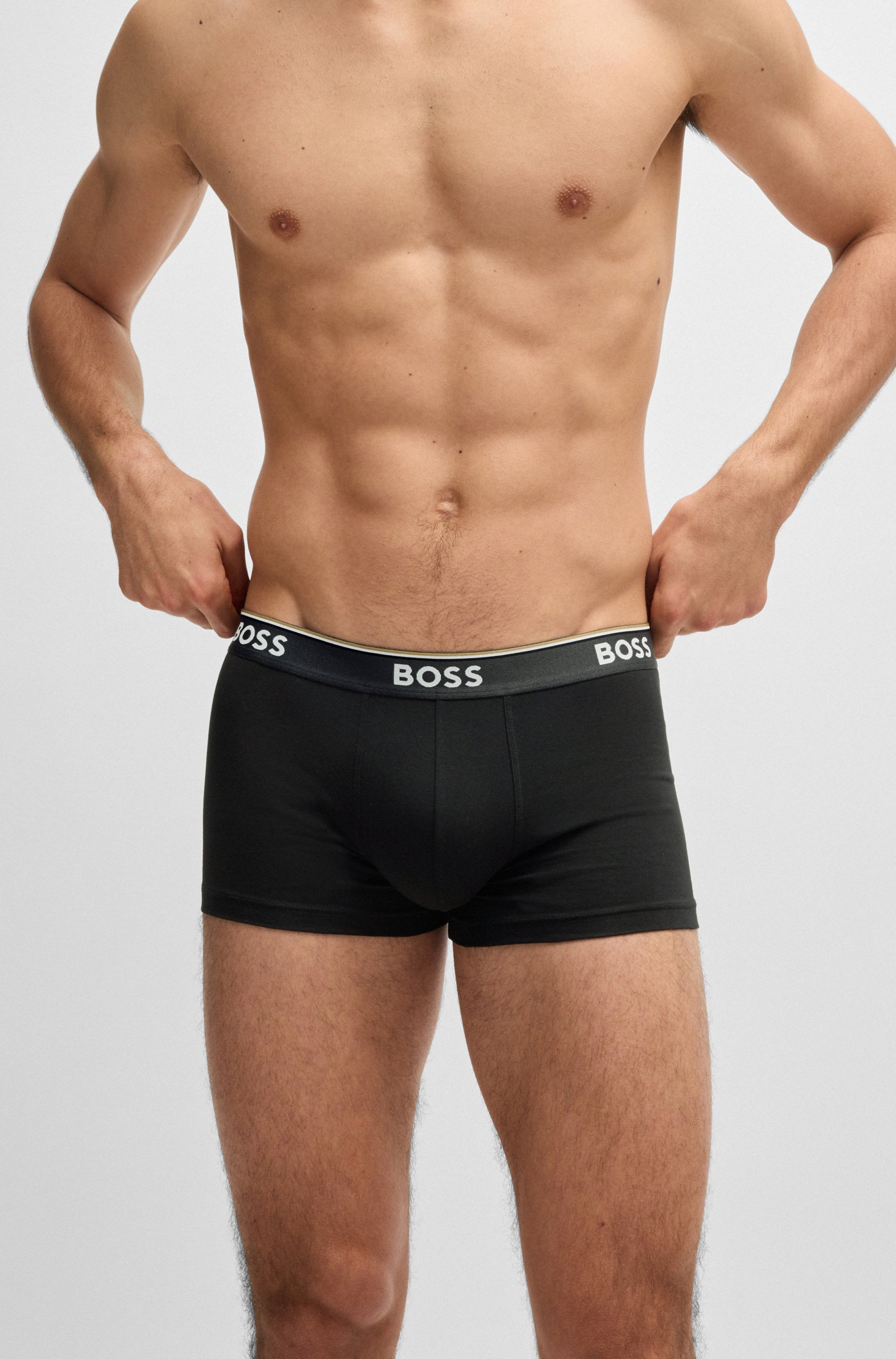 BOSS Trunk »3P Power«, (Packung, 3 St.), mit BOSS Schriftzug auf dem Bund