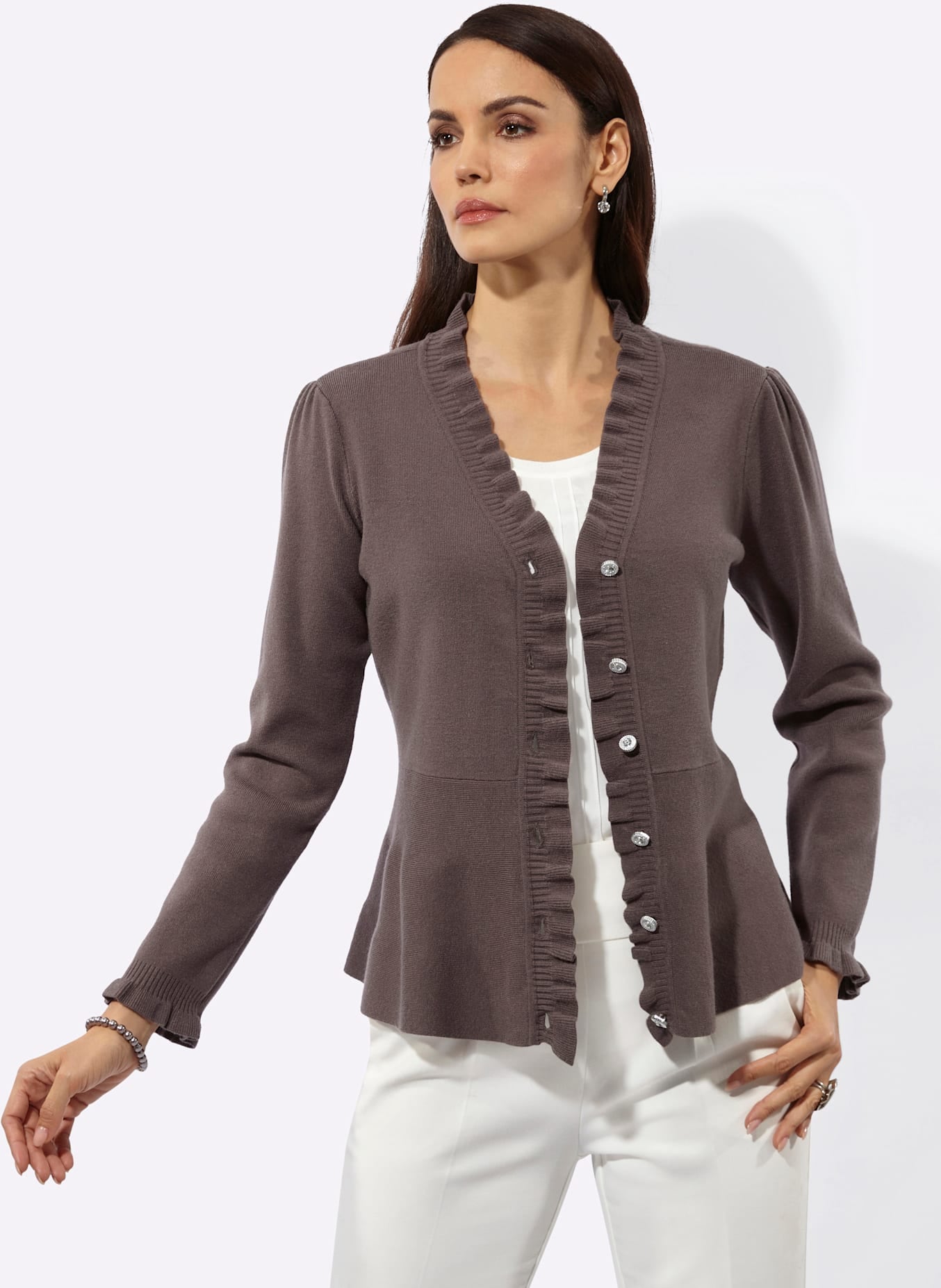 creation L Strickjacke