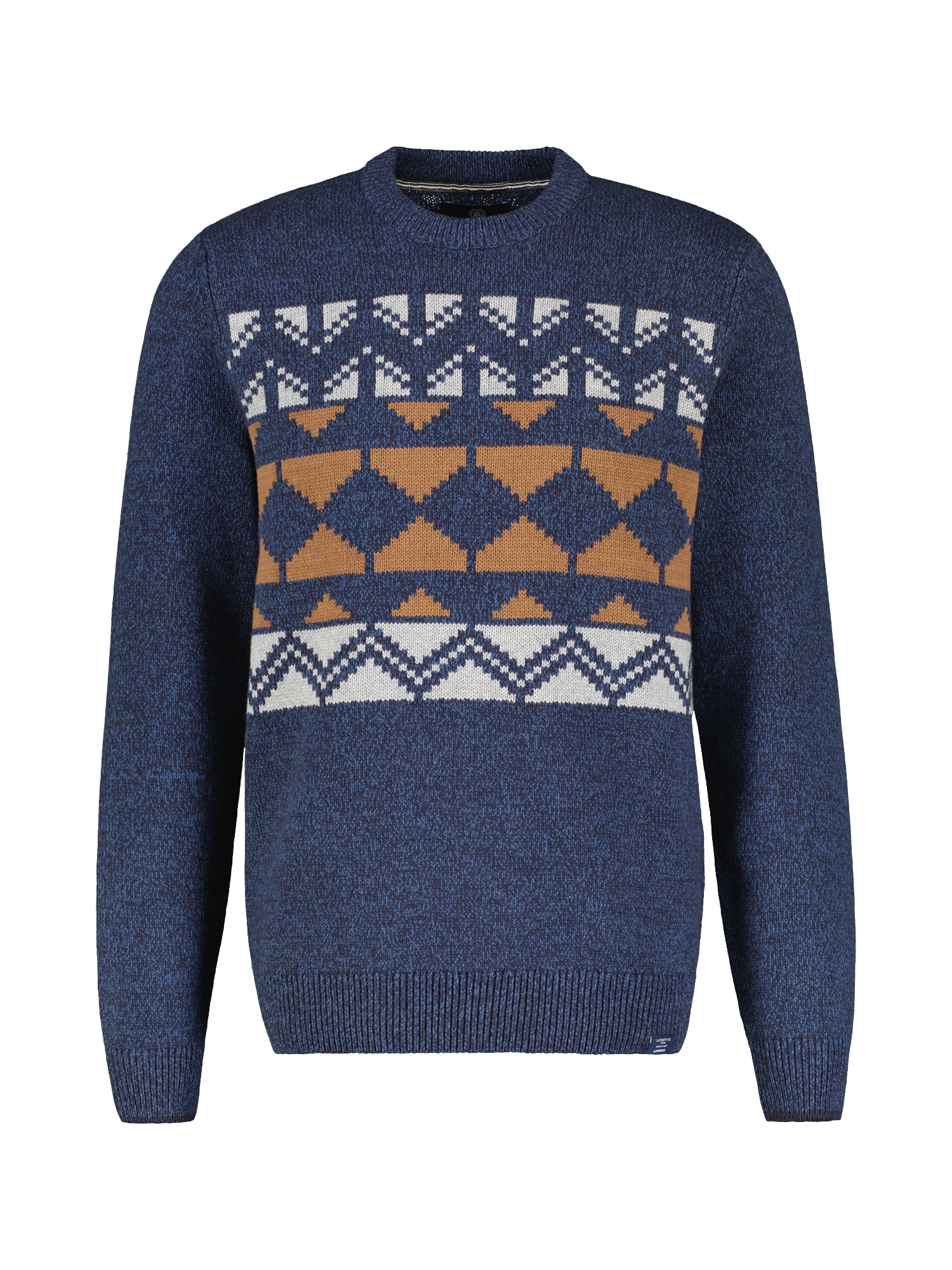 Strickpullover »LERROS Strickpullover mit Jacquardmuster«