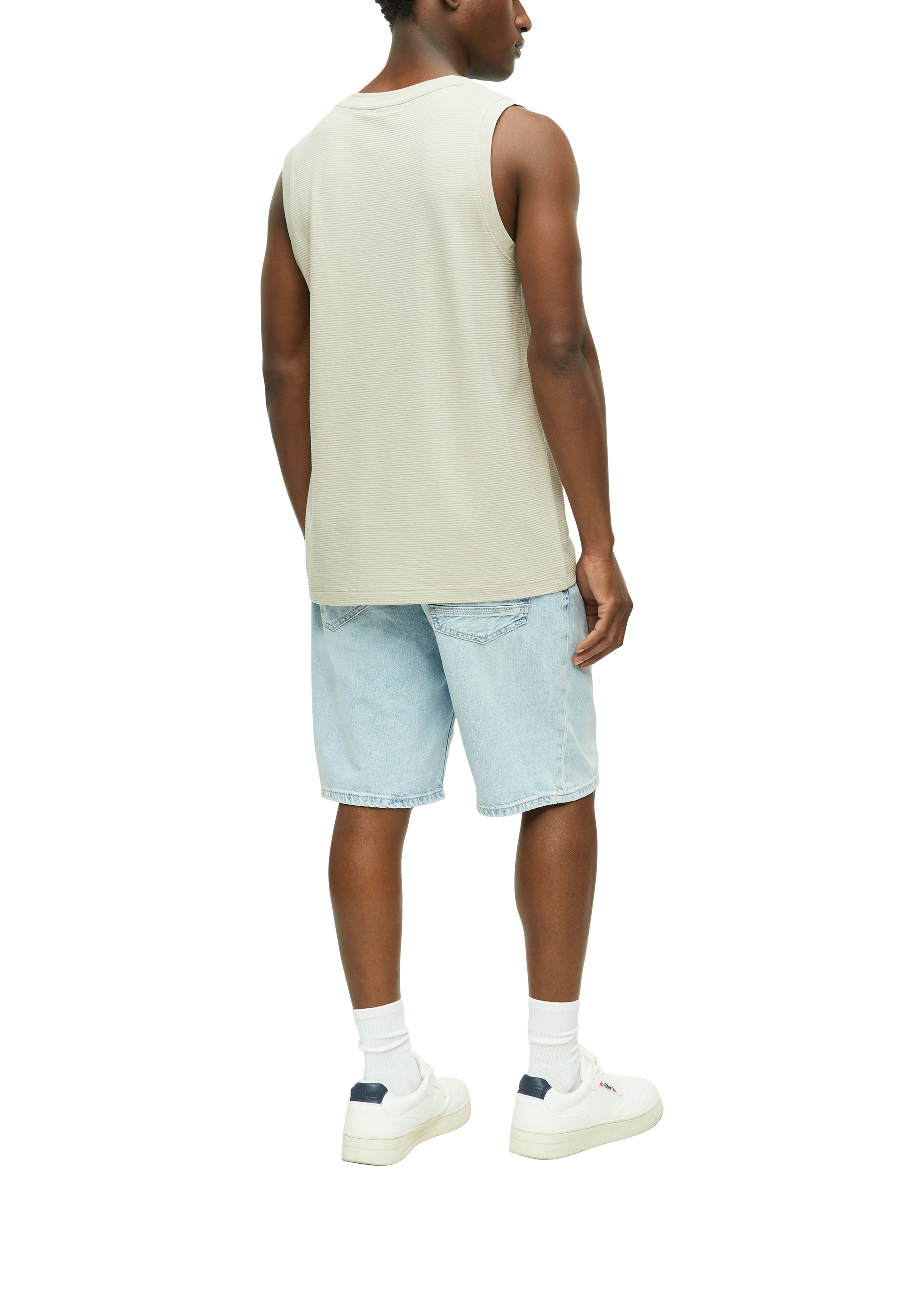 s.Oliver Tanktop Sommertop in feiner Streifen-Optik