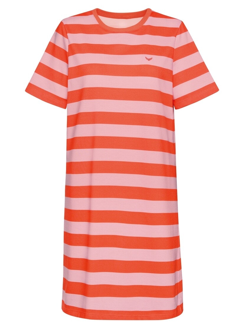 Trigema Jerseykleid »TRIGEMA Heavy Kleid mit Ringelmuster«, (1 tlg.)
