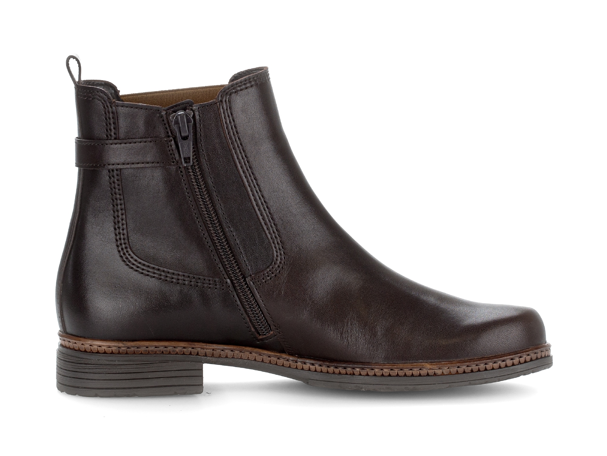 Gabor Chelseaboots  , Blockabsatz, Stiefelette, Businessmode mit Stretcheinsatz
