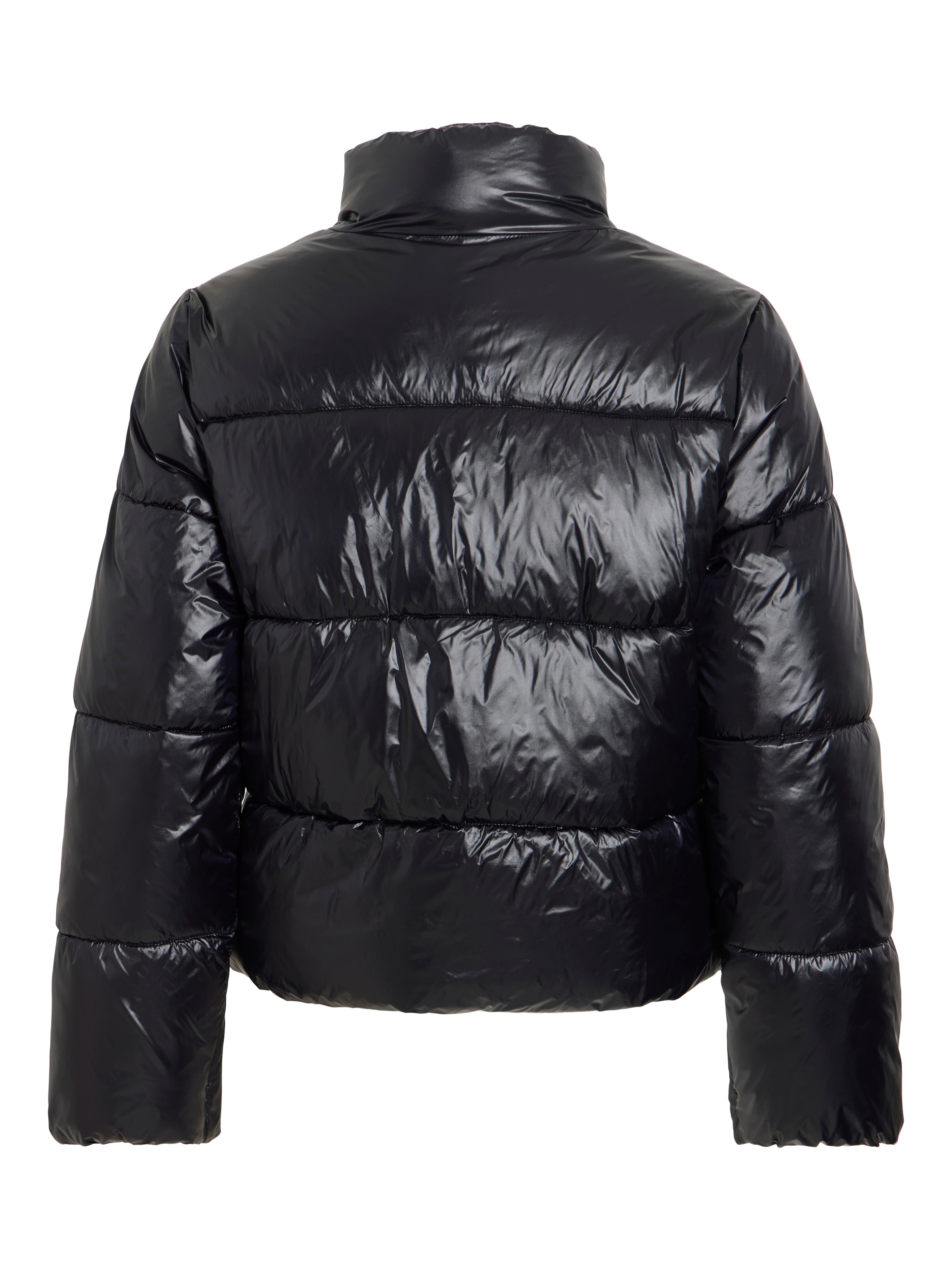 Vila Steppjacke »VILYCHEE L/S SHORT PUFFER/TB« Kunstfaser, hoher Stehkragen