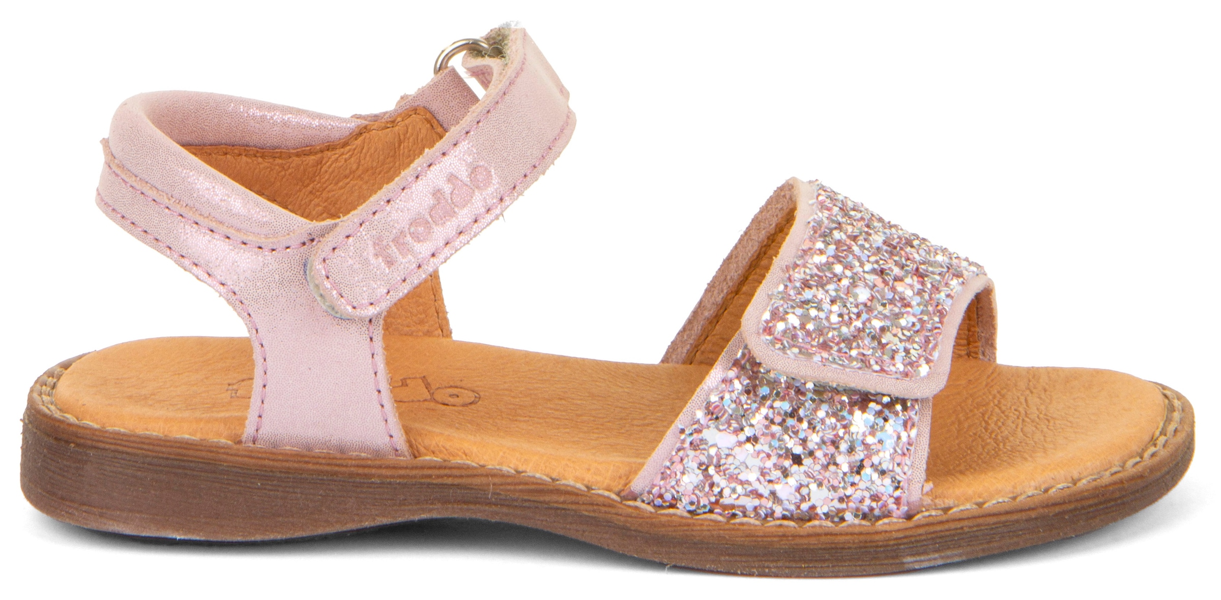 froddo® Sandale »Lore Sparkle«, Sommerschuh, Klettschuh, Sandalette, mit zwei Klettverschlüssen