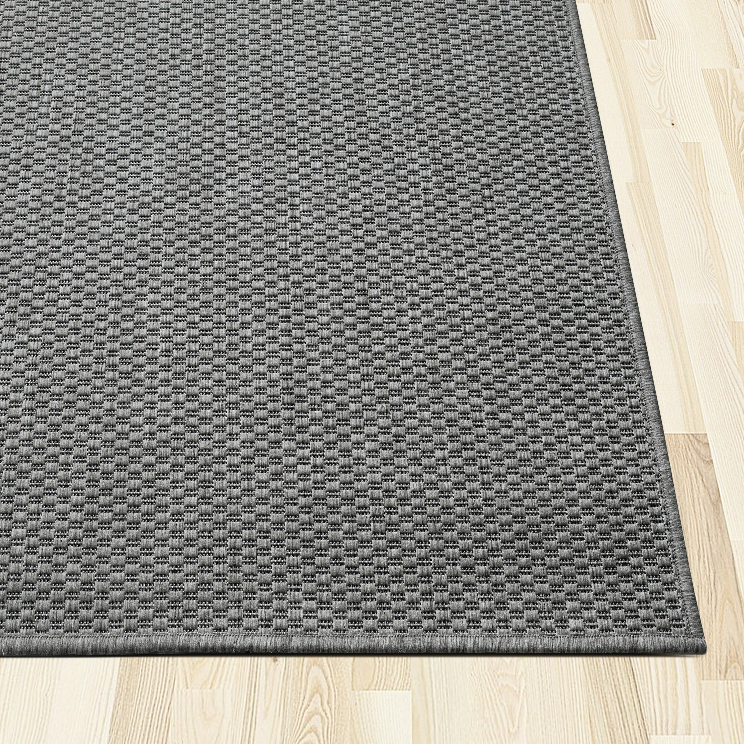 my home Teppich »Venedig auch als Läufer erhältlich«, rechteckig, 4 mm Höhe, In- und Outdoor geeignet, Sisal-Optik, Wetterfest & UV-beständig