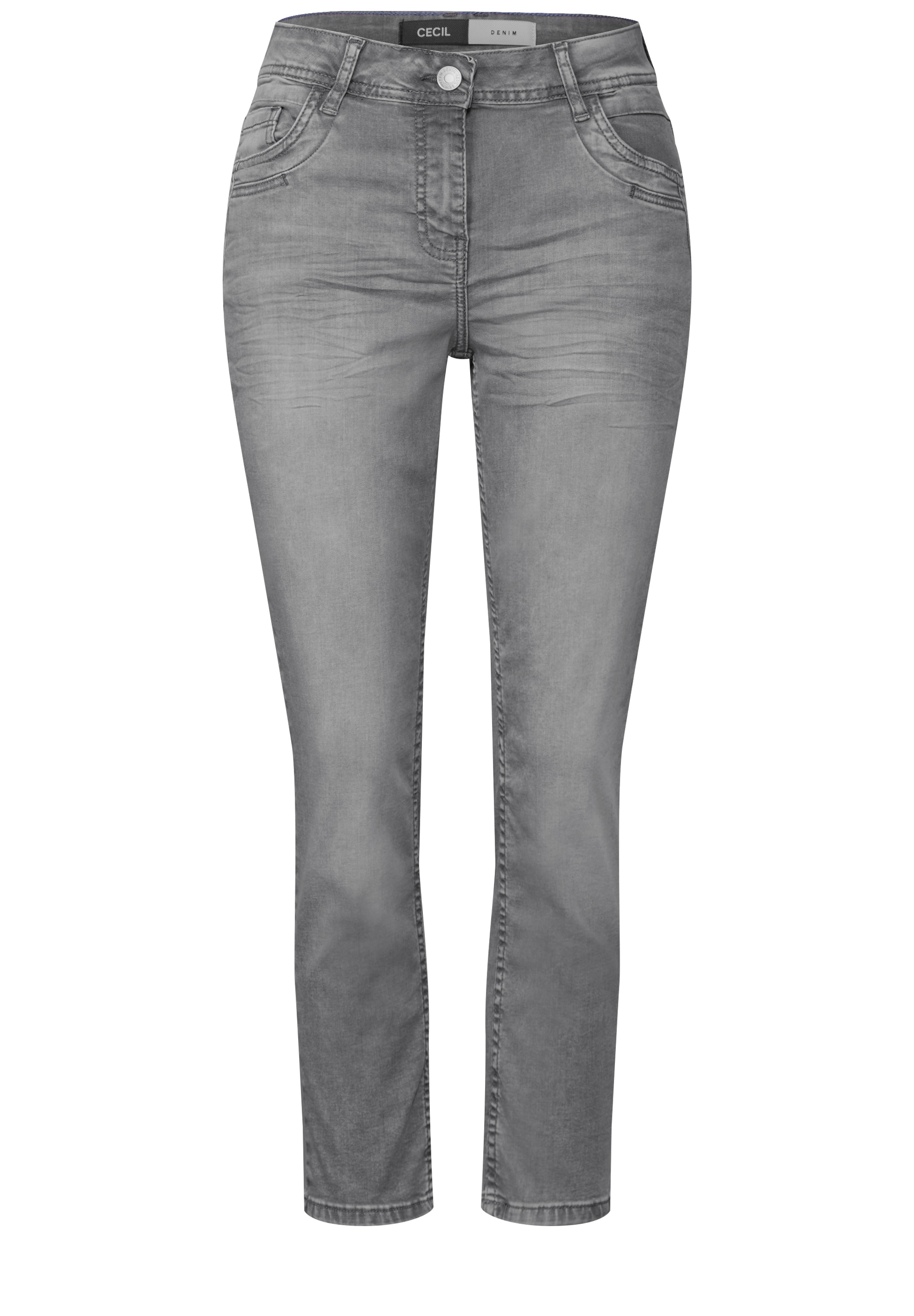 Cecil 5-Pocket-Jeans »Style Scarlett«, Mid Waist mit schmalem Bein