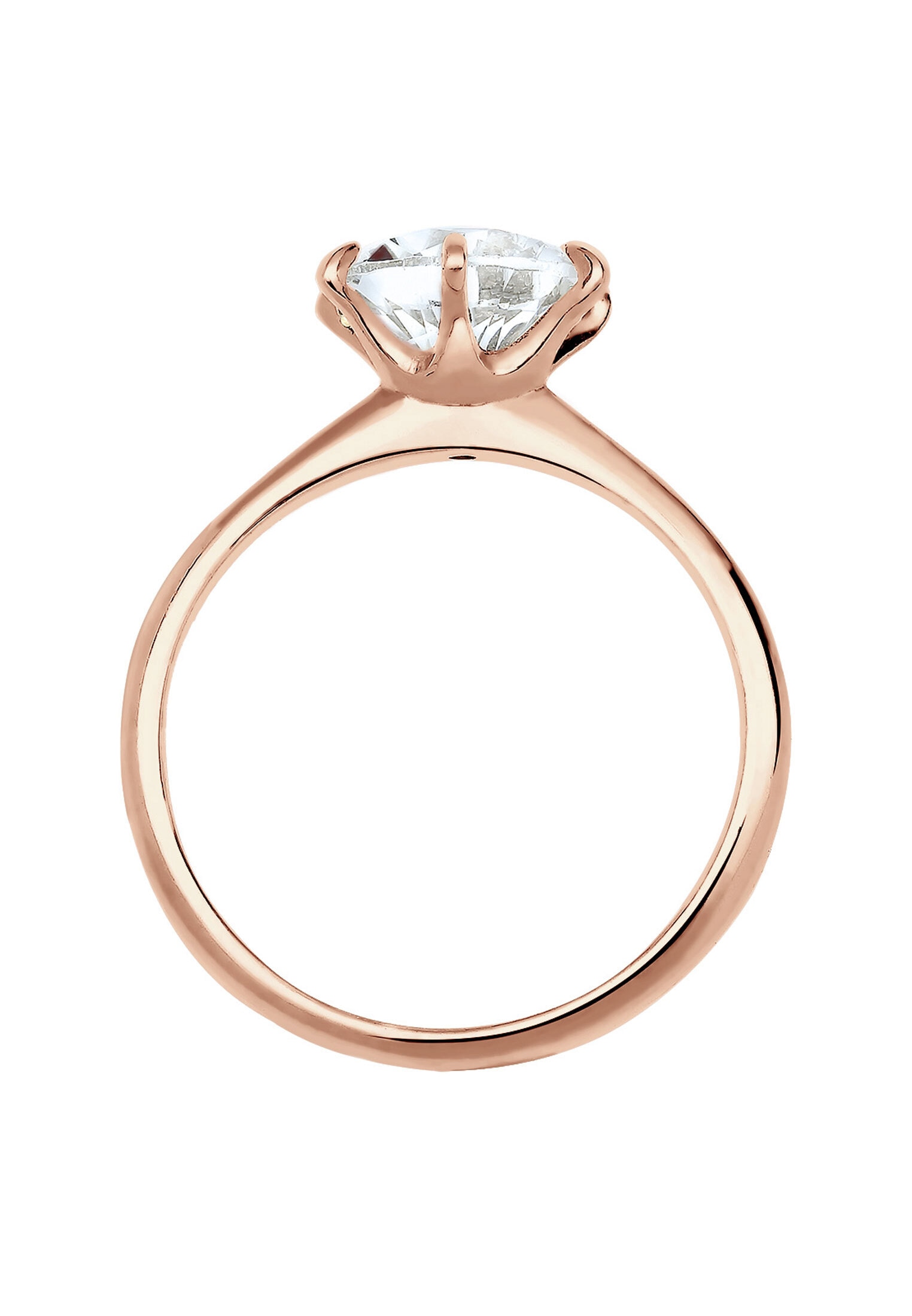 Elli Trauring »Ring Verlobungsring Kristalle 925 Silber«