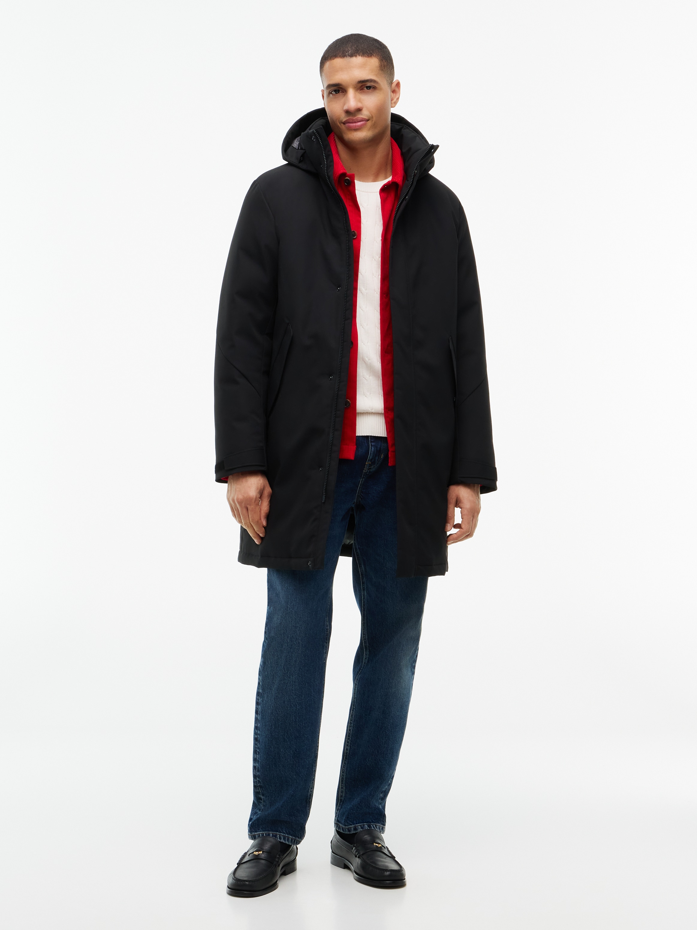Tommy Hilfiger Kurzmantel »TECH HOODED PADDED PARKA«