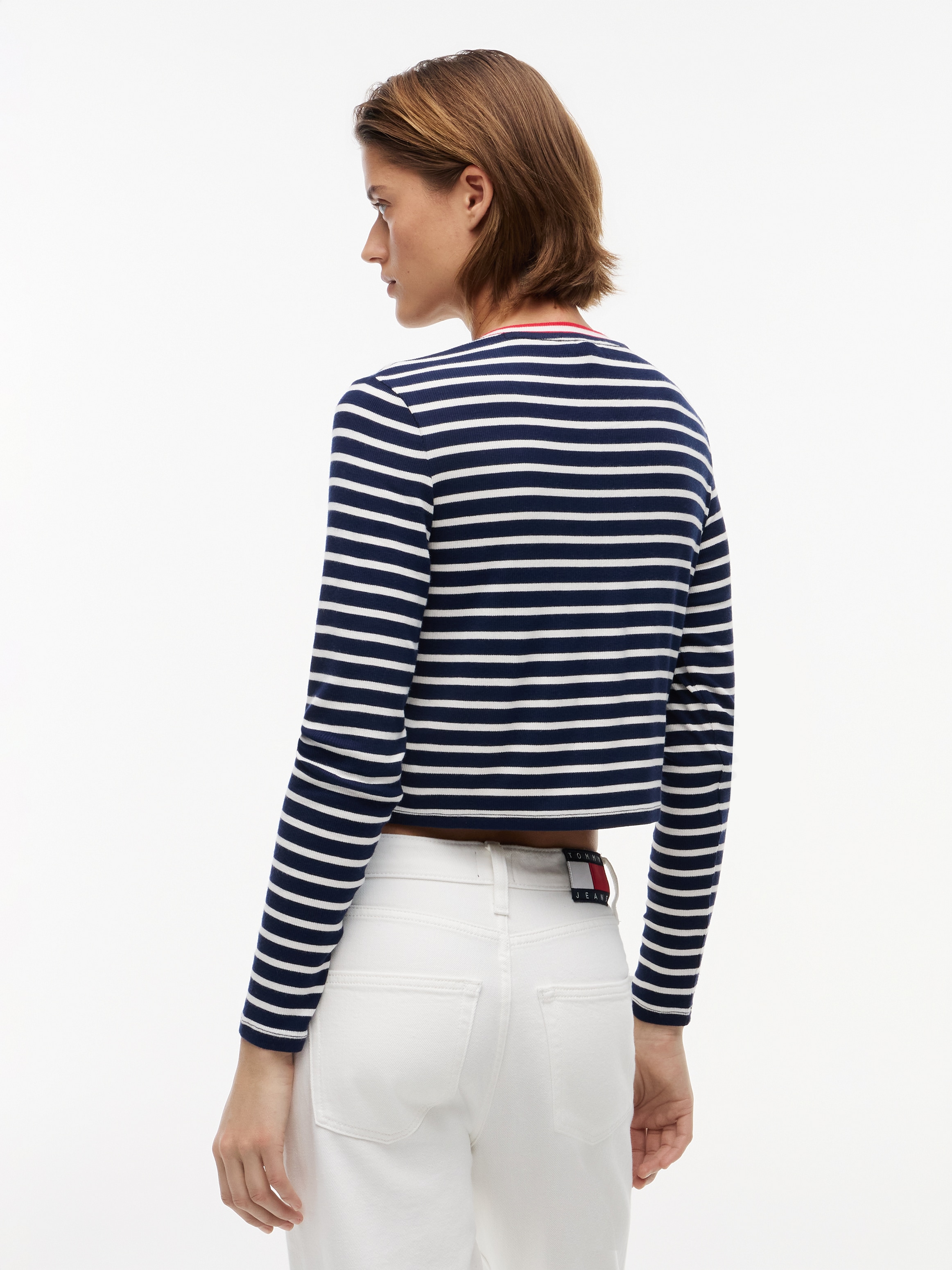 Tommy Jeans Shirtjacke »TJW SLIM JERSEY LS CARDIGAN« Viskosemischung, slim fit