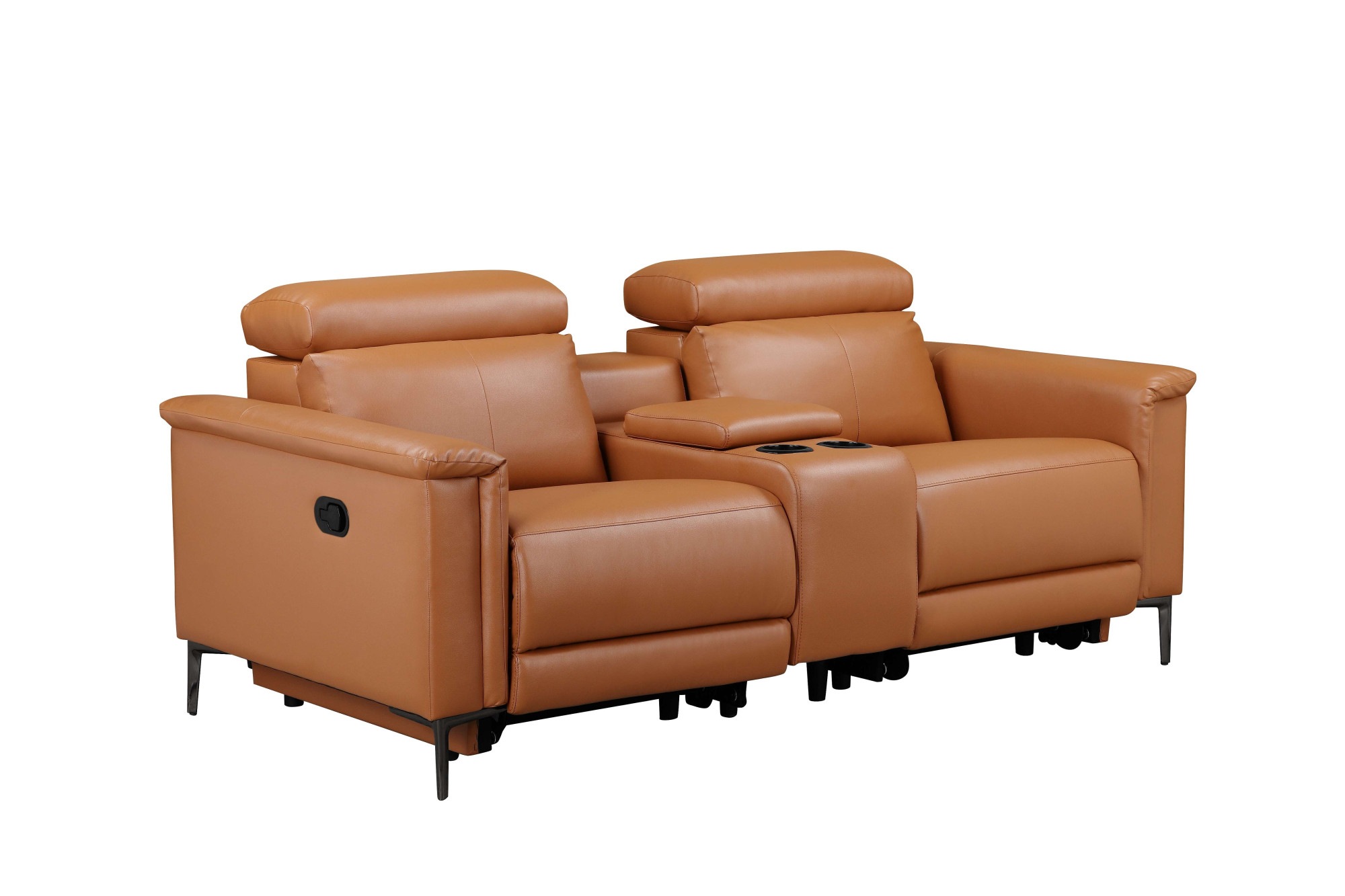 Places of Style 2-Sitzer »Lund, 2er-Kinosofa, TV-Sessel, Multimedia-Sofa, USB-A,«, m. elektrischer o. manueller Relaxfunktion, Getränkehalter u. Staufach