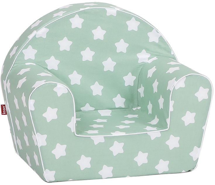 Knorrtoys® Sessel »Green White Stars«, für Kinder; Made in Europe