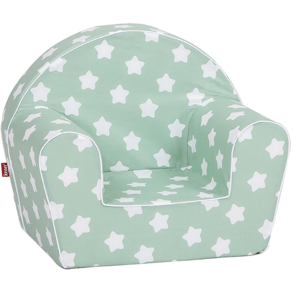 Knorrtoys® Sessel »Green White Stars«