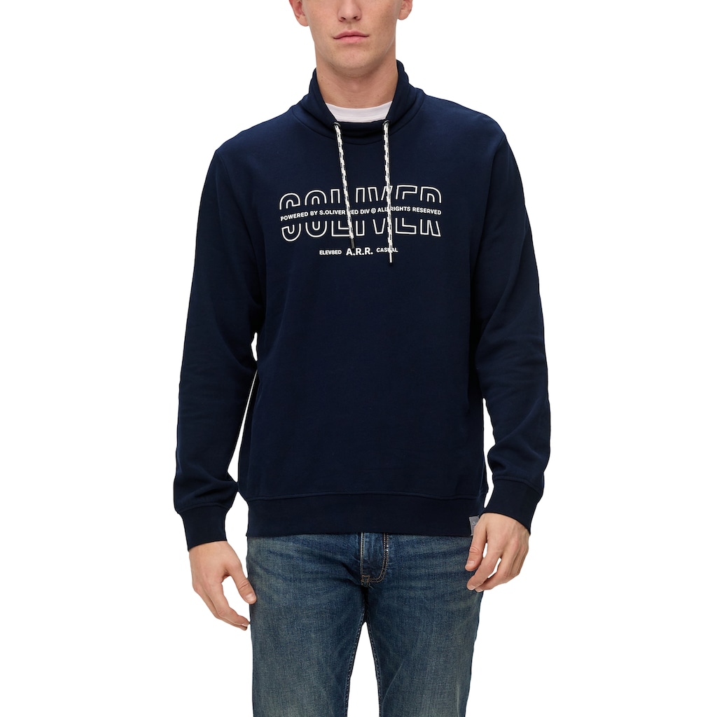 s.Oliver Sweatshirt, mit Frontprintlogo