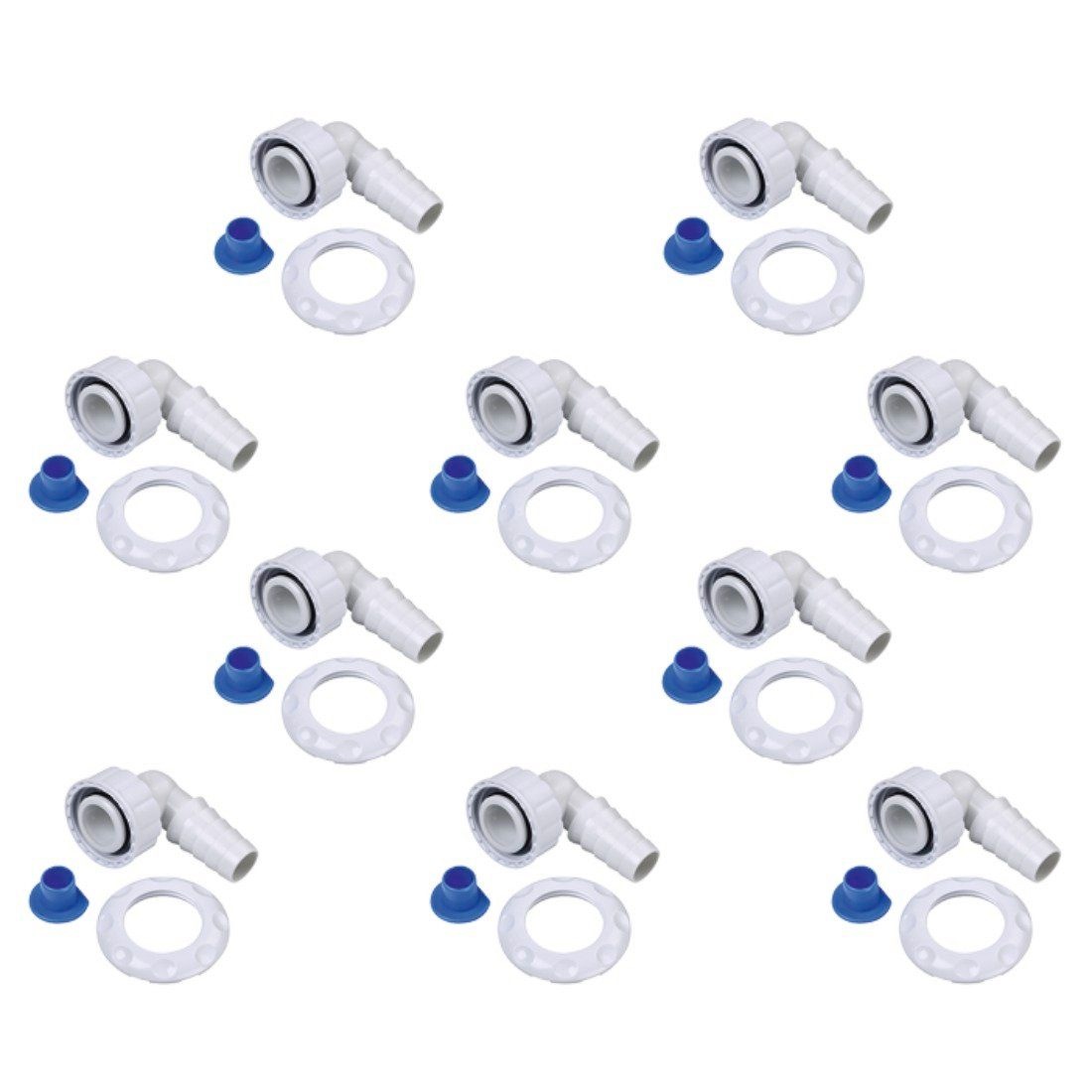 Geräteanschl. für Wandeinbau-Siphons o. Reinigungsöffnung »10...