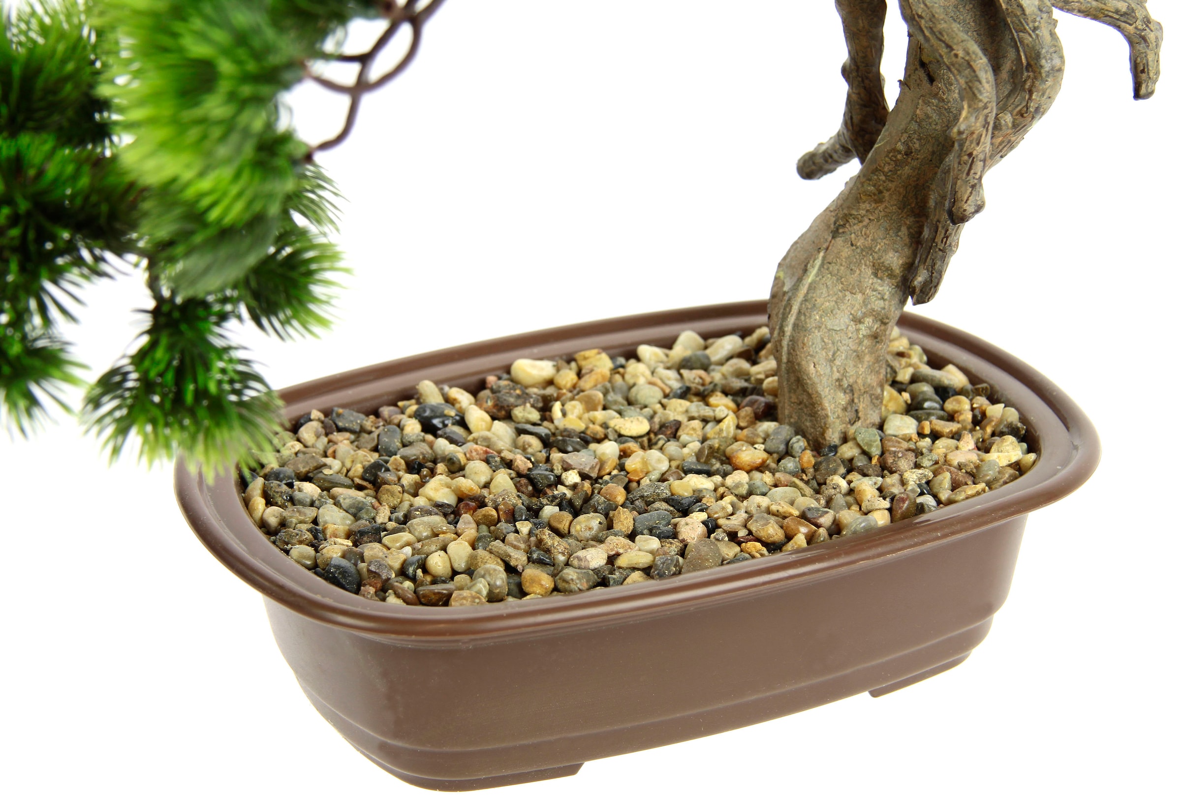 I.GE.A. Kunstpflanze »Bonsai Baum in Schale«, Exotische Bäume Zen Garten