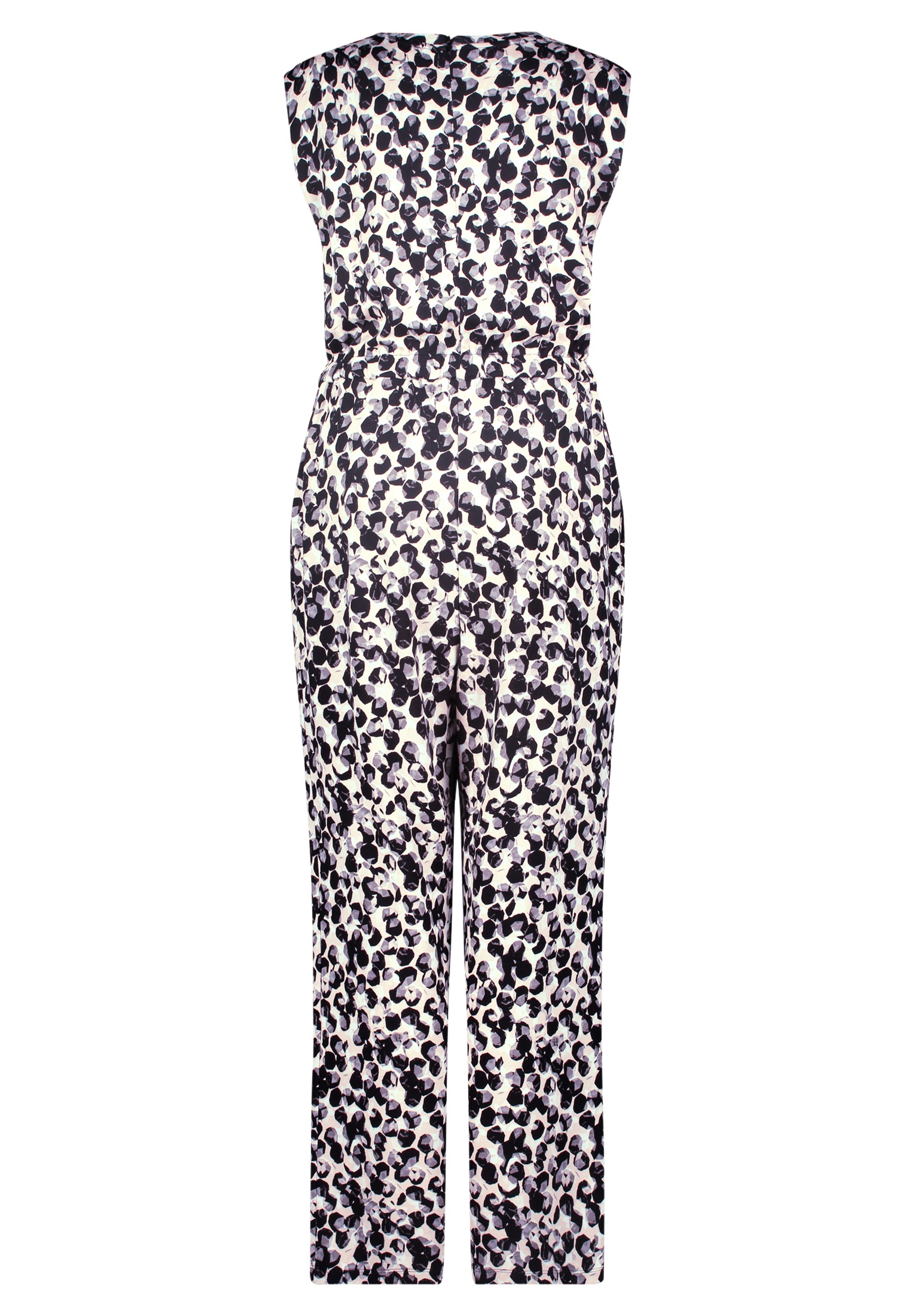 Betty&Co Jumpsuit »Jumpsuit mit Rundhalsausschnitt«