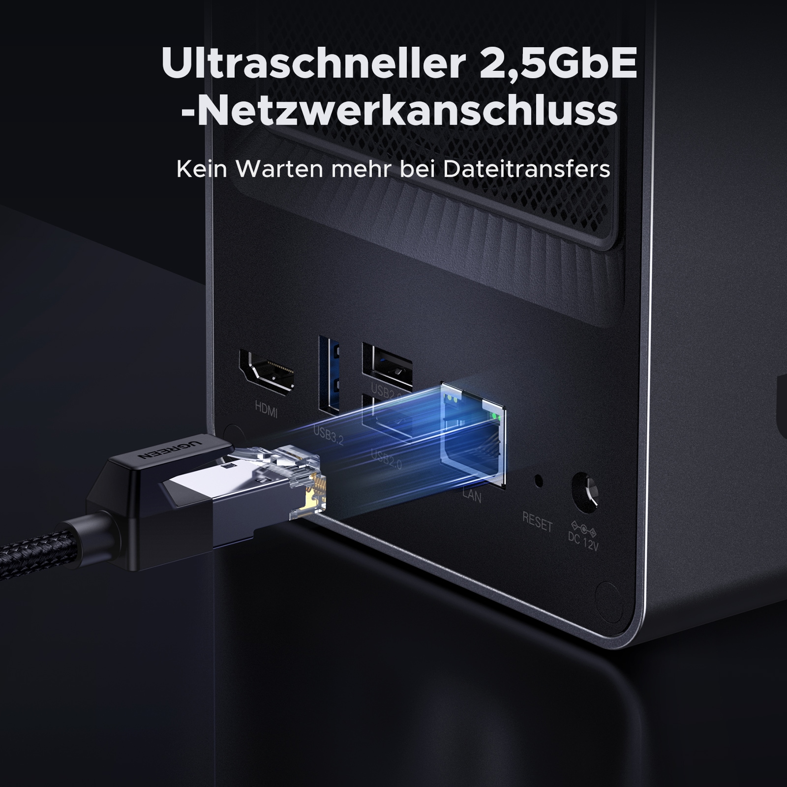 UGREEN NAS-Server »DXP2800 2-Bay-NAS (Diskless)«