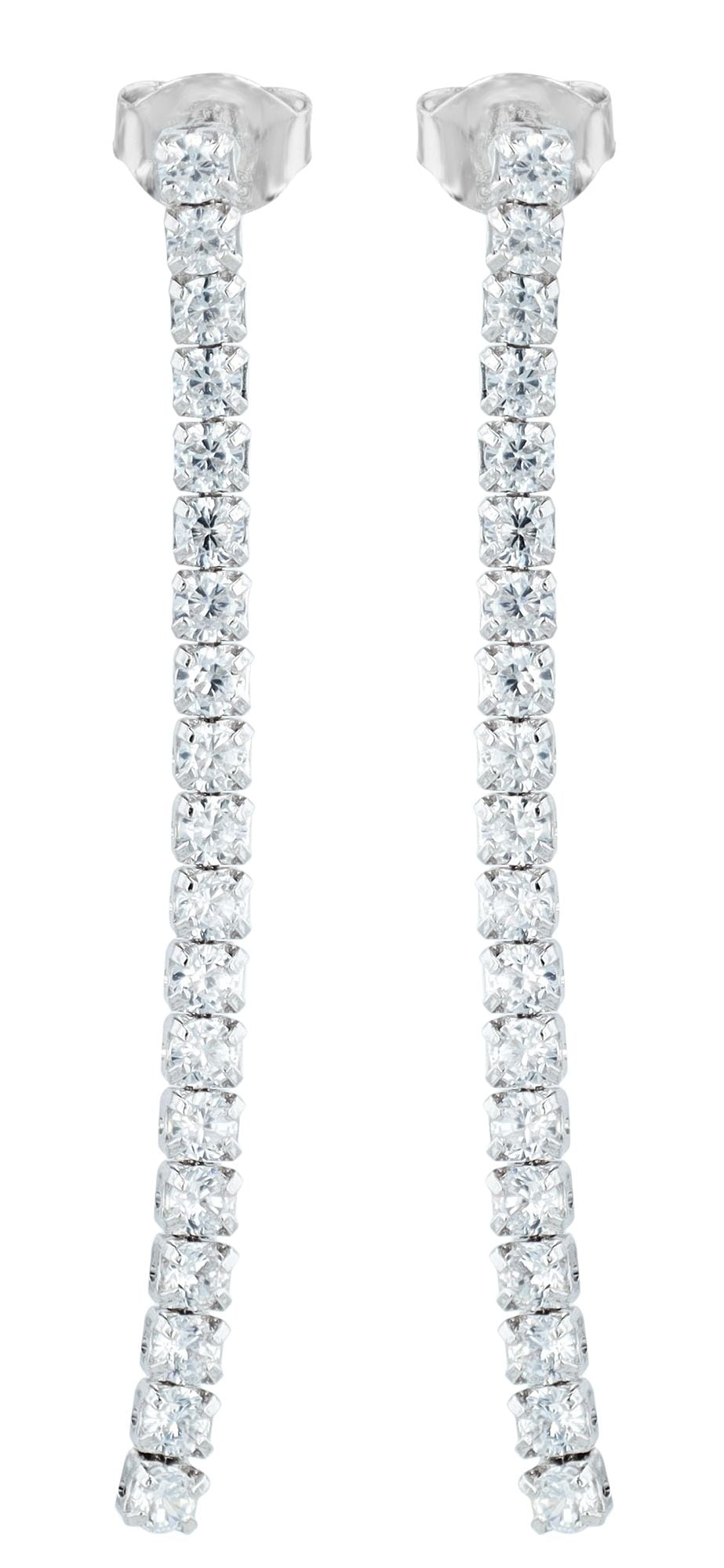 Adelia´s Paar Ohrstecker »Damen Ohrringe ¿ Ohrstecker aus 925 Silber mit Zirkonia«