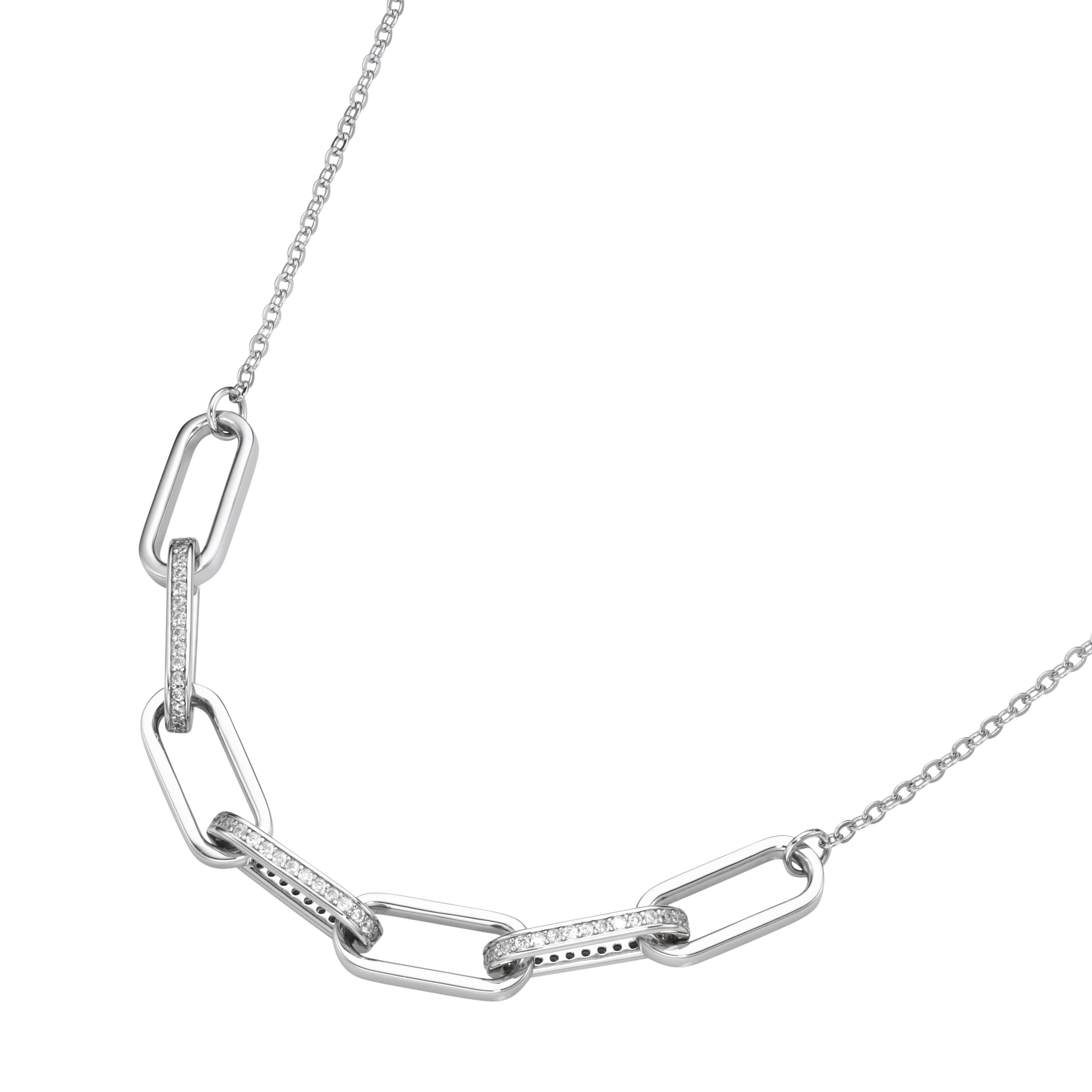 GIORGIO MARTELLO MILANO Collier »Collier Mittelteil mit Zirkonia, Silber 925«