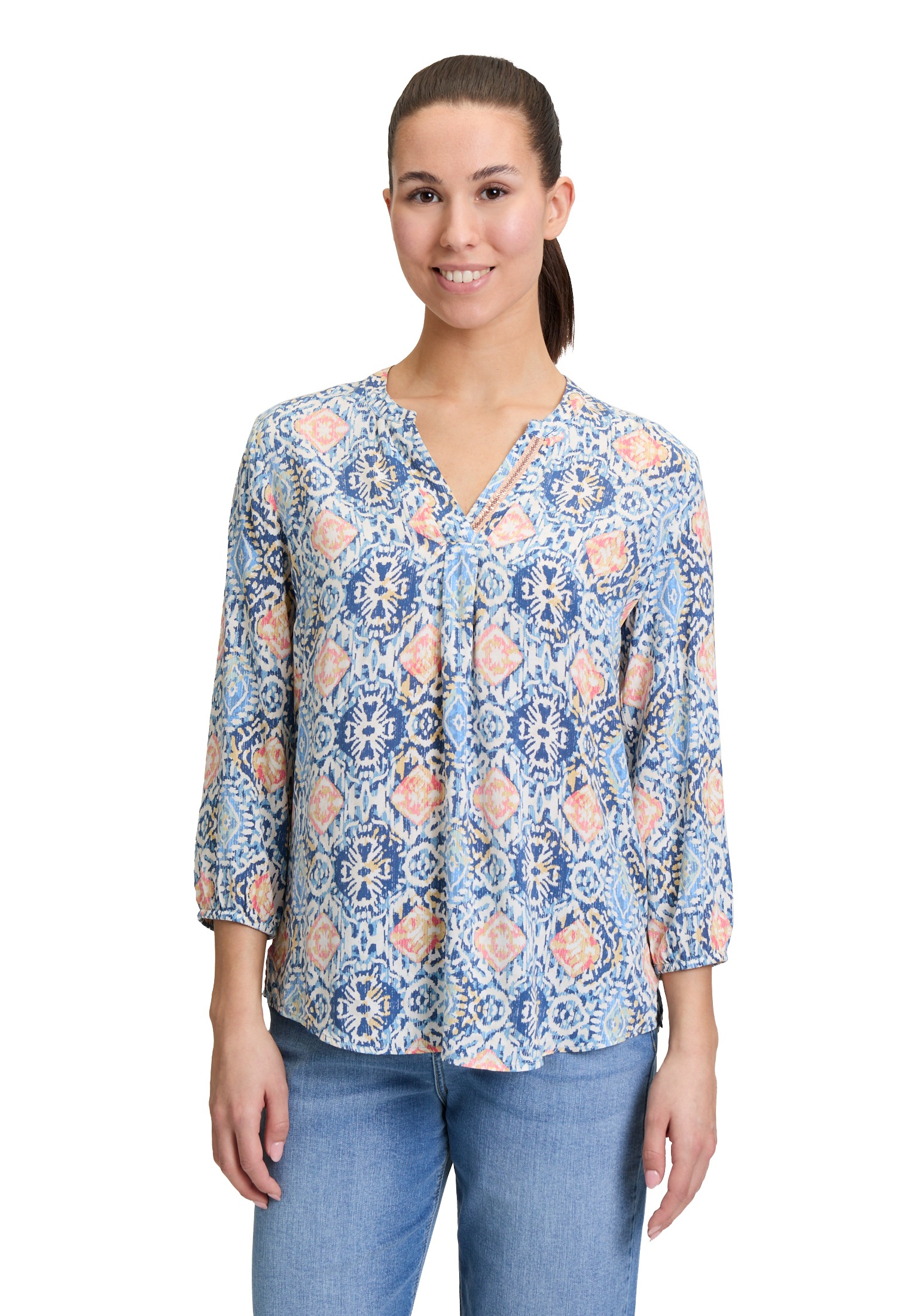 Cartoon Klassische Bluse »Blusenshirt mit Muster«