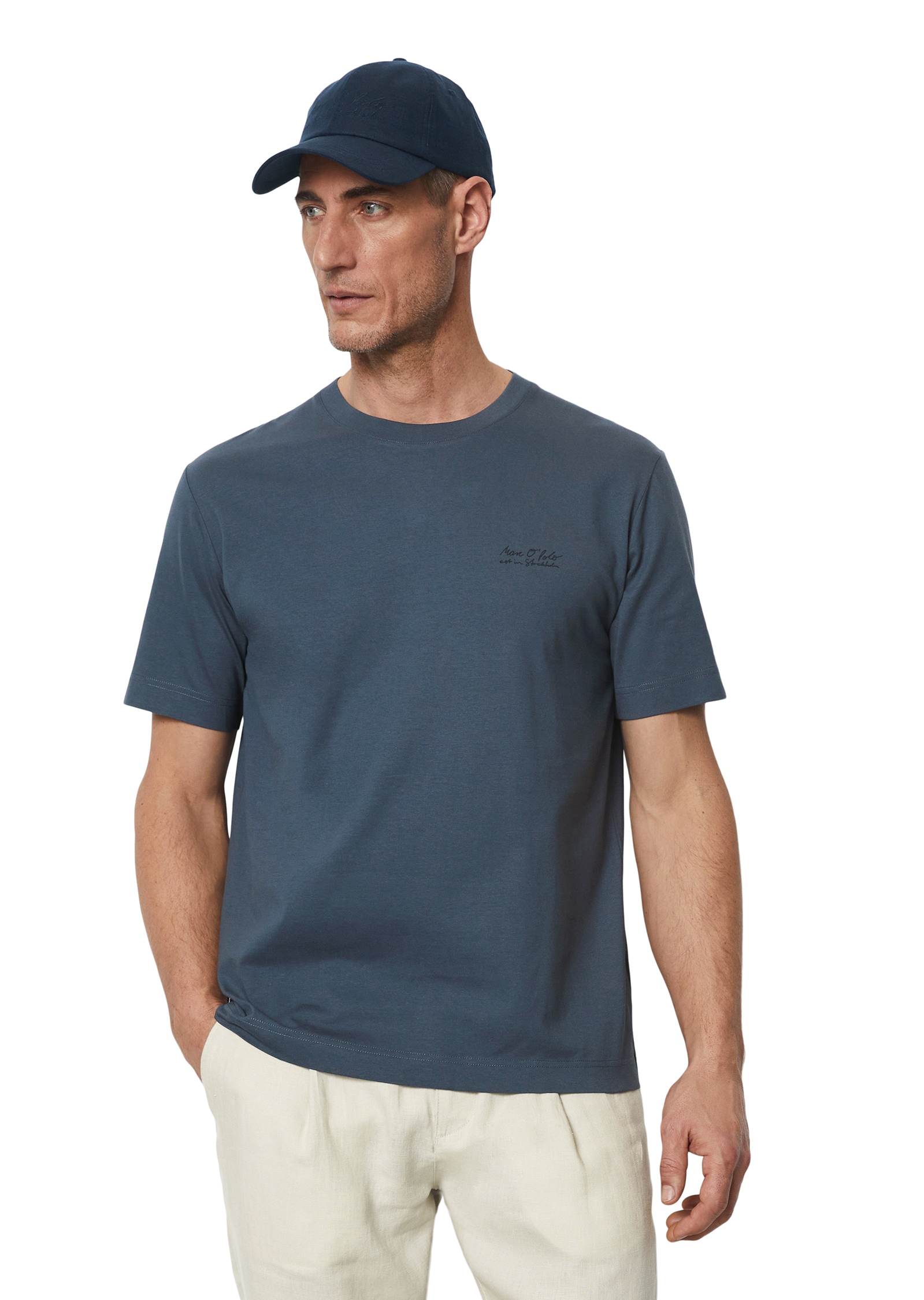T-Shirt, Mit großem Rückenprint, leichte Single-Jersey-Qualität