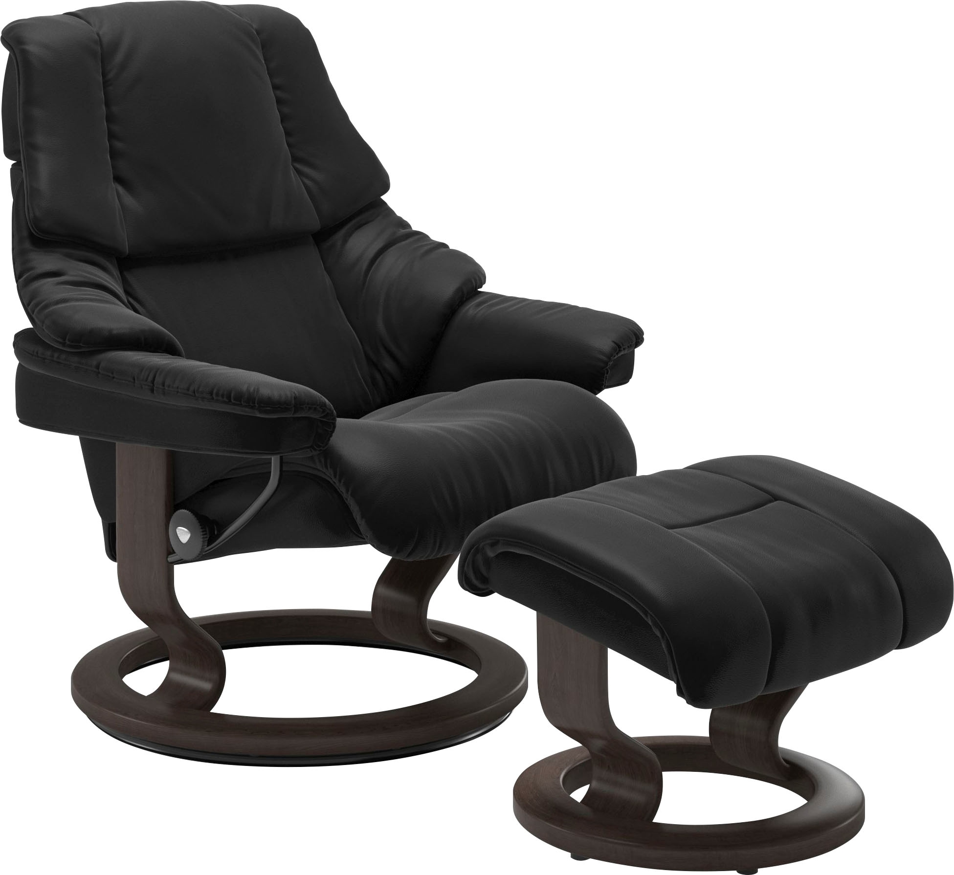 Stressless® Relaxsessel-Set »Reno«, mit Hocker, mit Classic Base, Größe S, M & L, Gestell Wenge