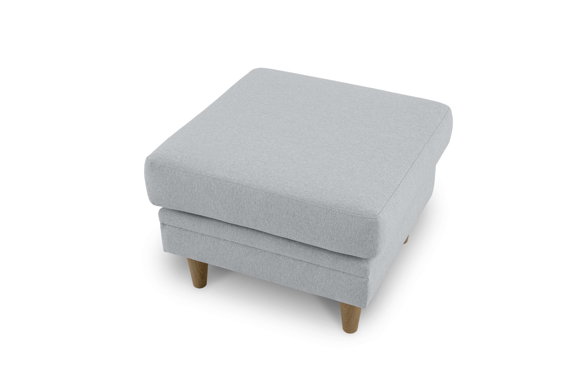 Home affaire Polsterhocker »Arellano, Breite 63 cm«, klassisches Design, mit Massivholzfüßen, Webstoff fein