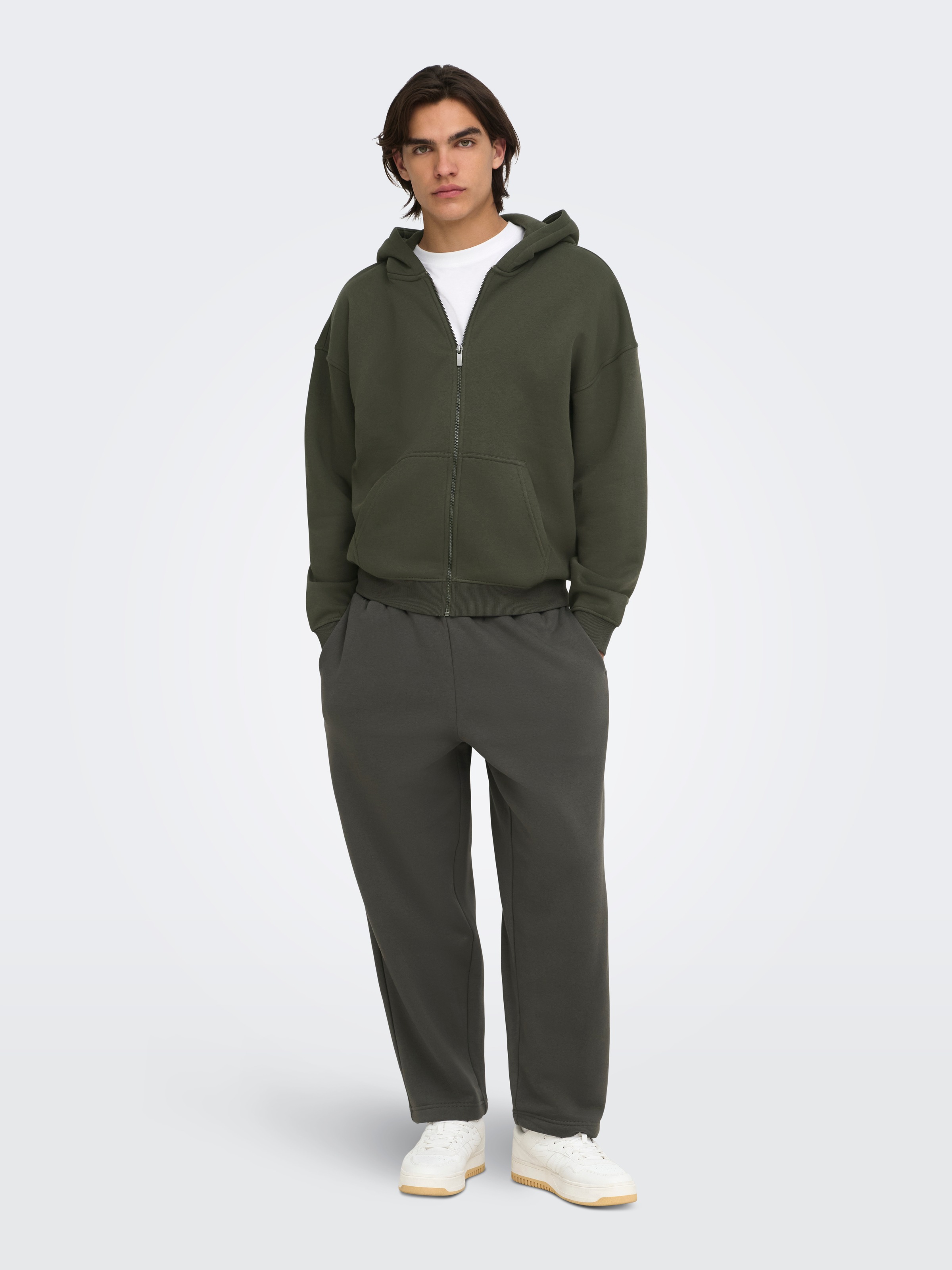 ONLY & SONS Sweathose »ONSCERES WIDE PANT NOOS«  Baumwollmischung, relaxed fit