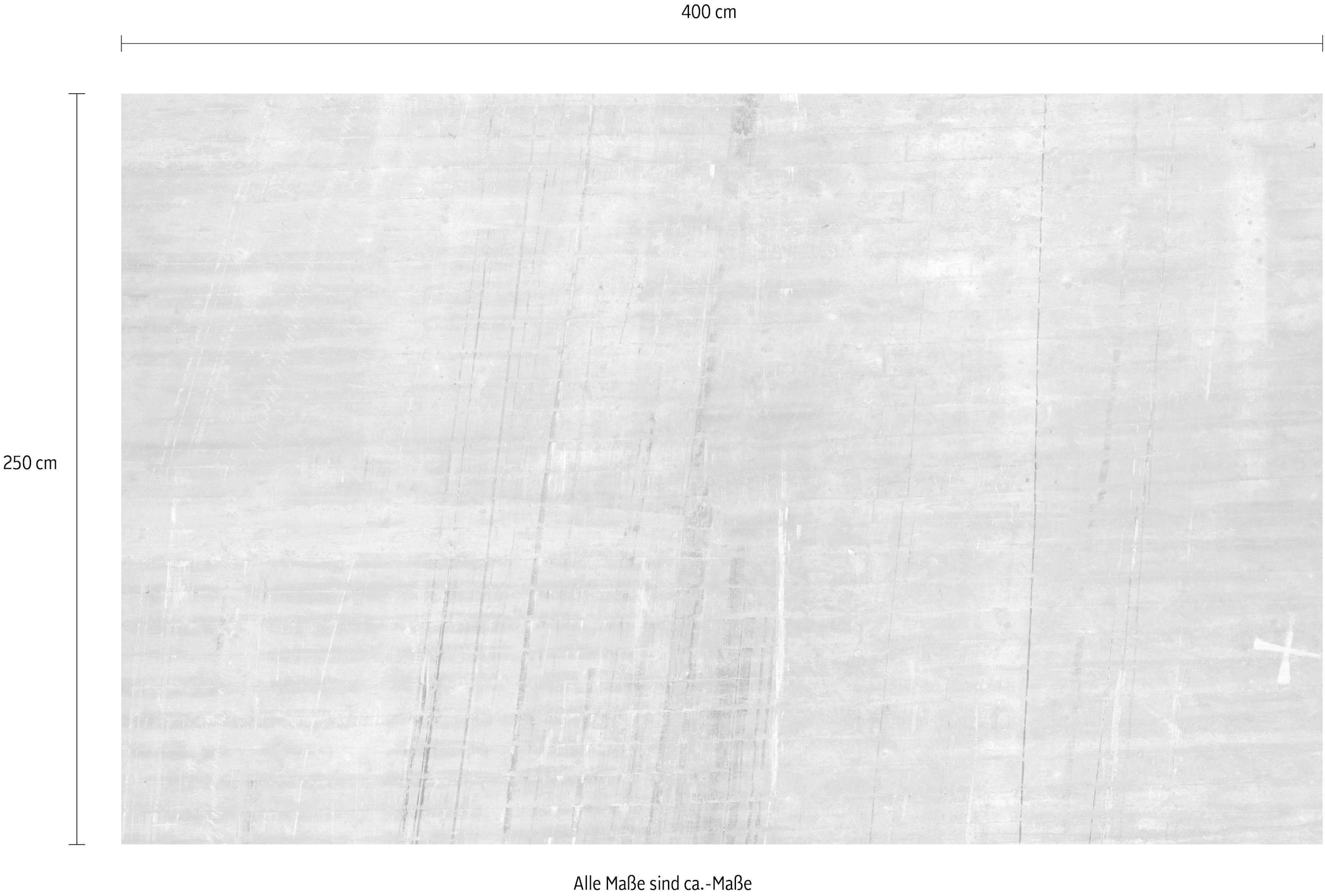 Komar Vliestapete »Digitaldruck Vlies -  Concrete - Größe 400 x 250 cm« bedruckt glatt Wohnzimmer, Schlafzimmer