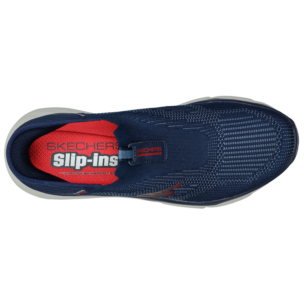Skechers Slip-On Sneaker »MAX CUSHIONING ELITE-ADVANTAGEOUS«, Slipper, Freizeitschuh für Maschinenwäsche geeignet