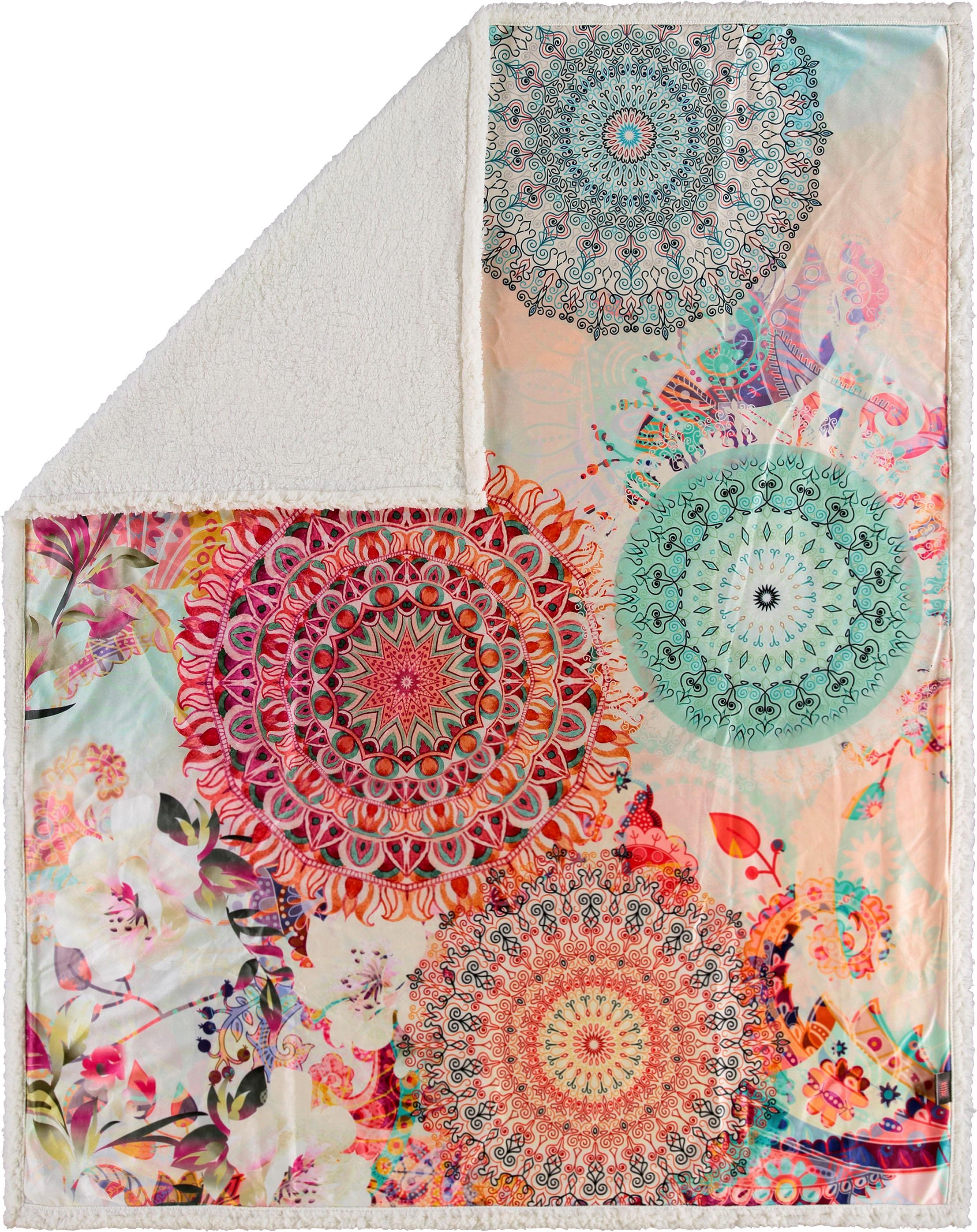 hip Wohndecke »Nandini«, mit Ornamenten