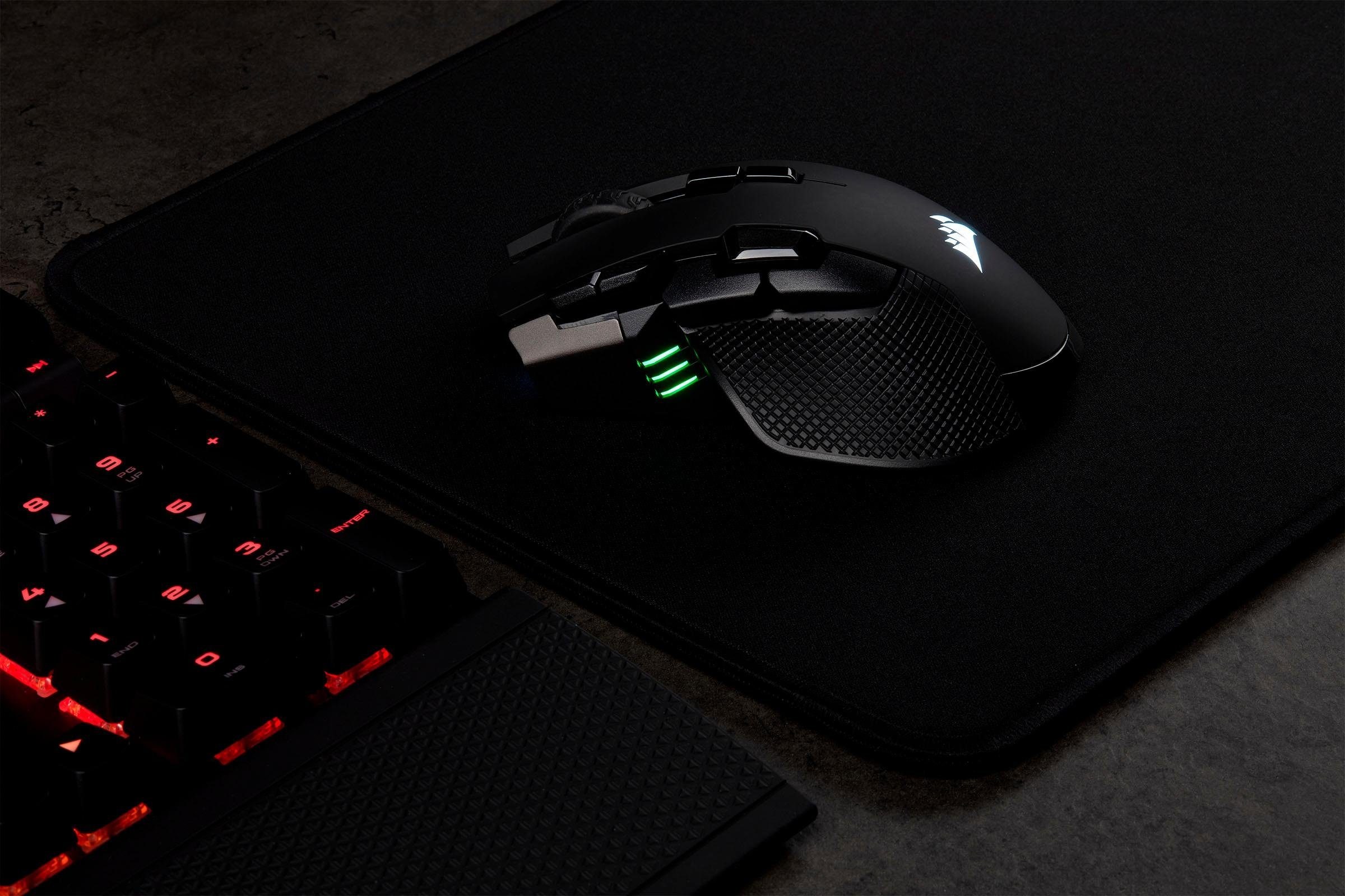 Corsair Gaming-Maus »IRONCLAW RGB WIRELESS Rechargeable«, Bluetooth-kabelgebunden, 1 MHz