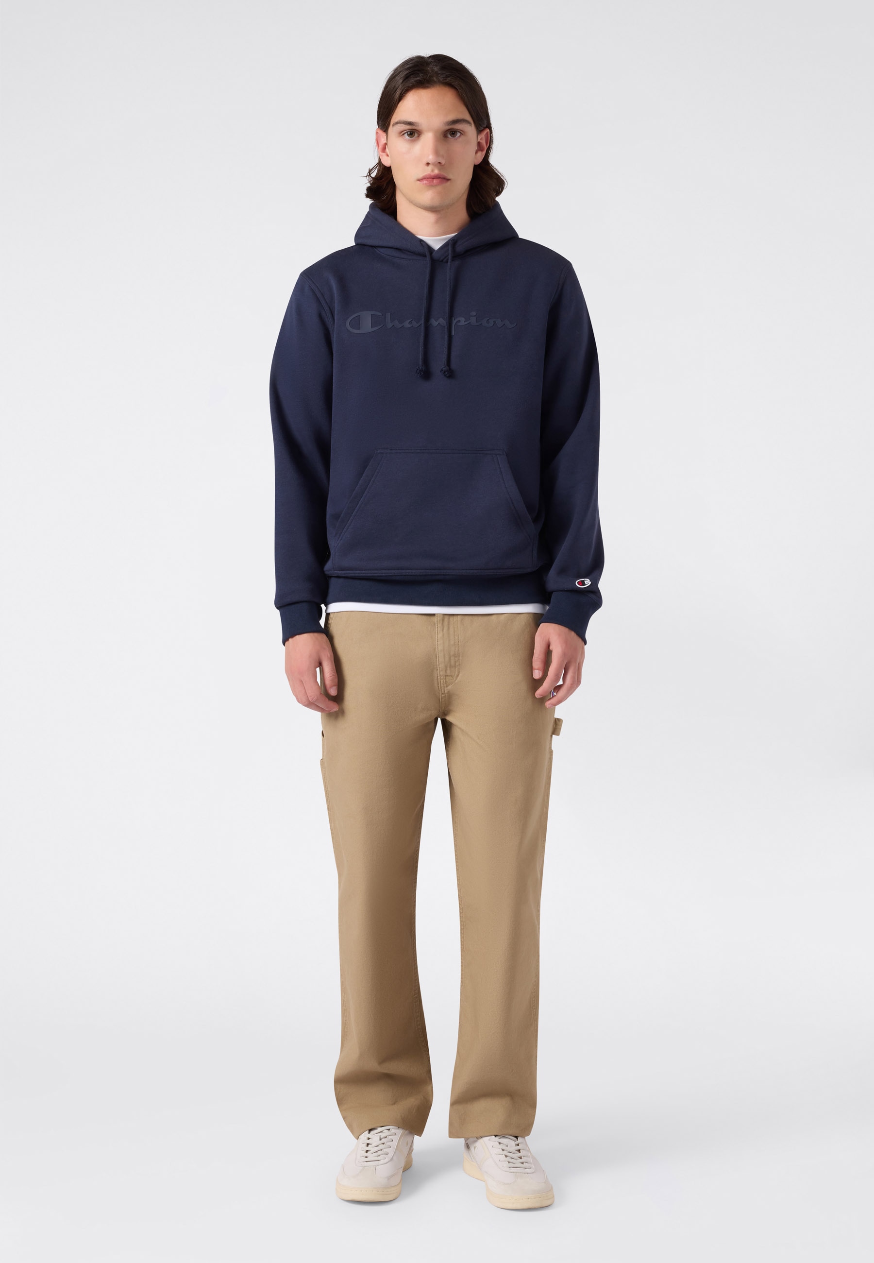 Champion Kapuzensweatshirt »SPORTWEAR HOODIE Standard Fit«, Langarm-Ausführung, aus Baumwolle und Polyester, Standard Fit

