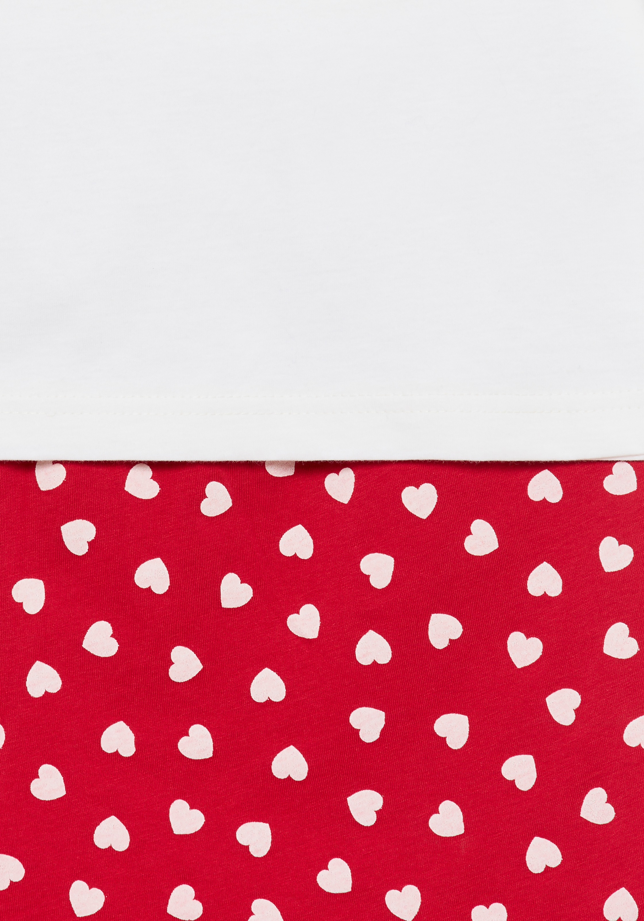 Vivance Dreams Shorty Set, 2 mit süßem Herzprint auf der Brust