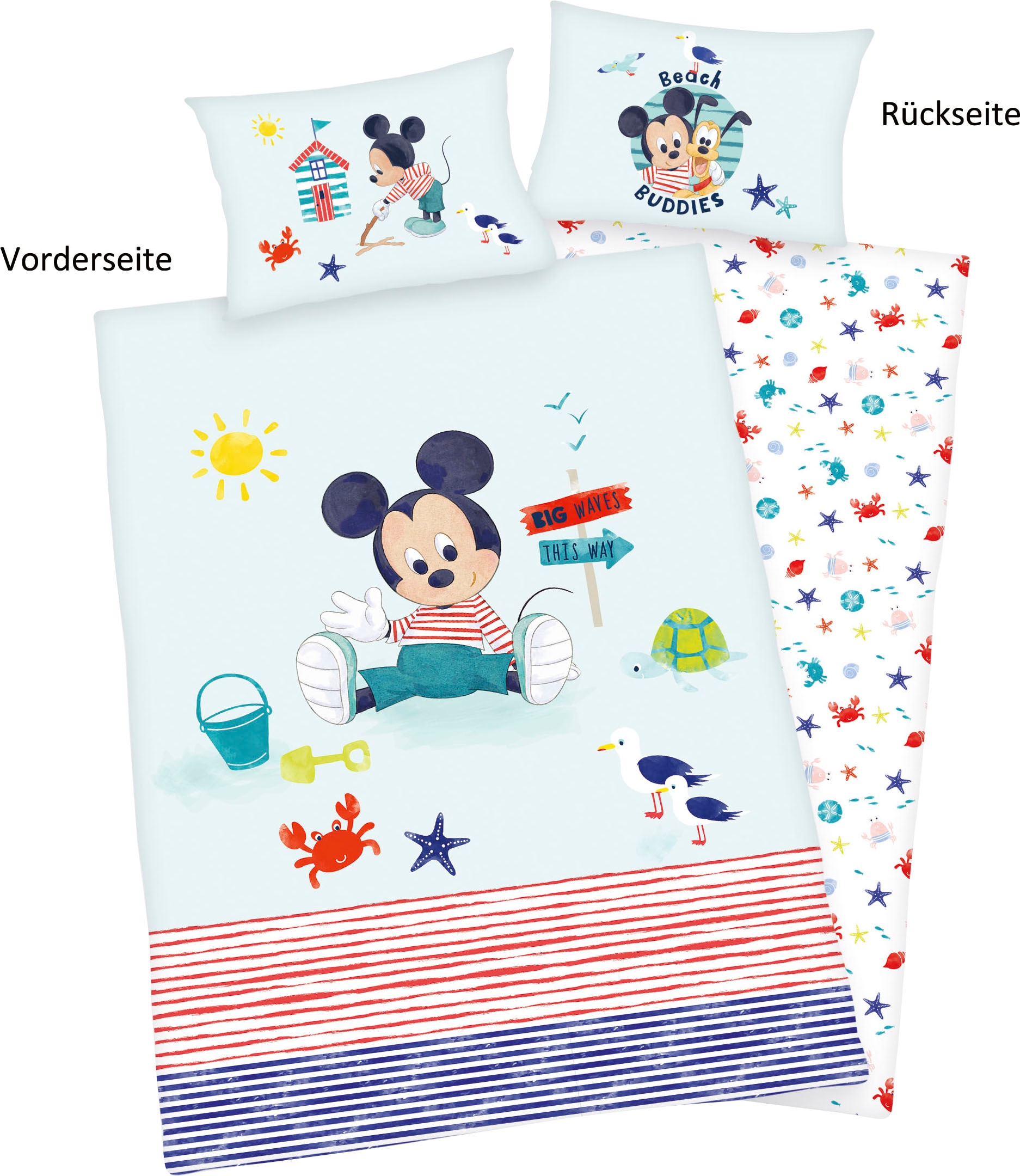 Disney Babybettwäsche »Disney´s Mickey online Mouse«, OTTO Motiv mit liebevollem bei