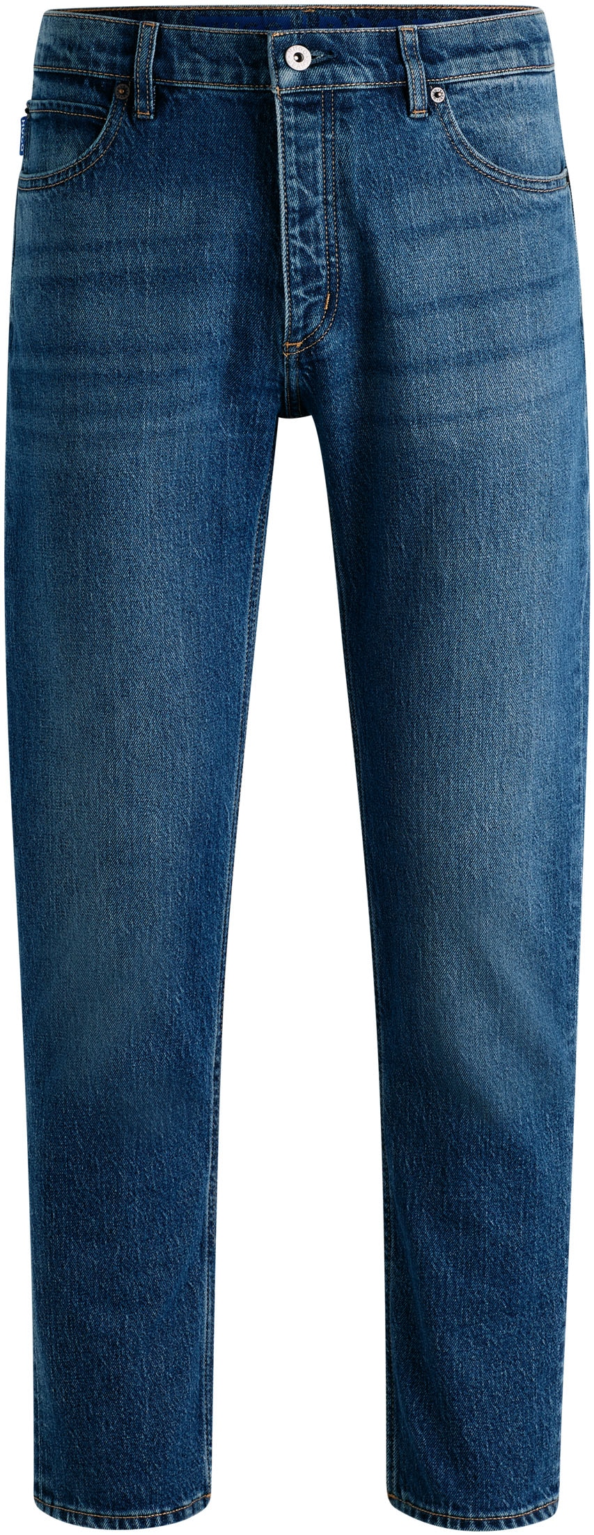 HUGO Blue Tapered-fit-Jeans »Brody«, mit Stone-washed-Finish