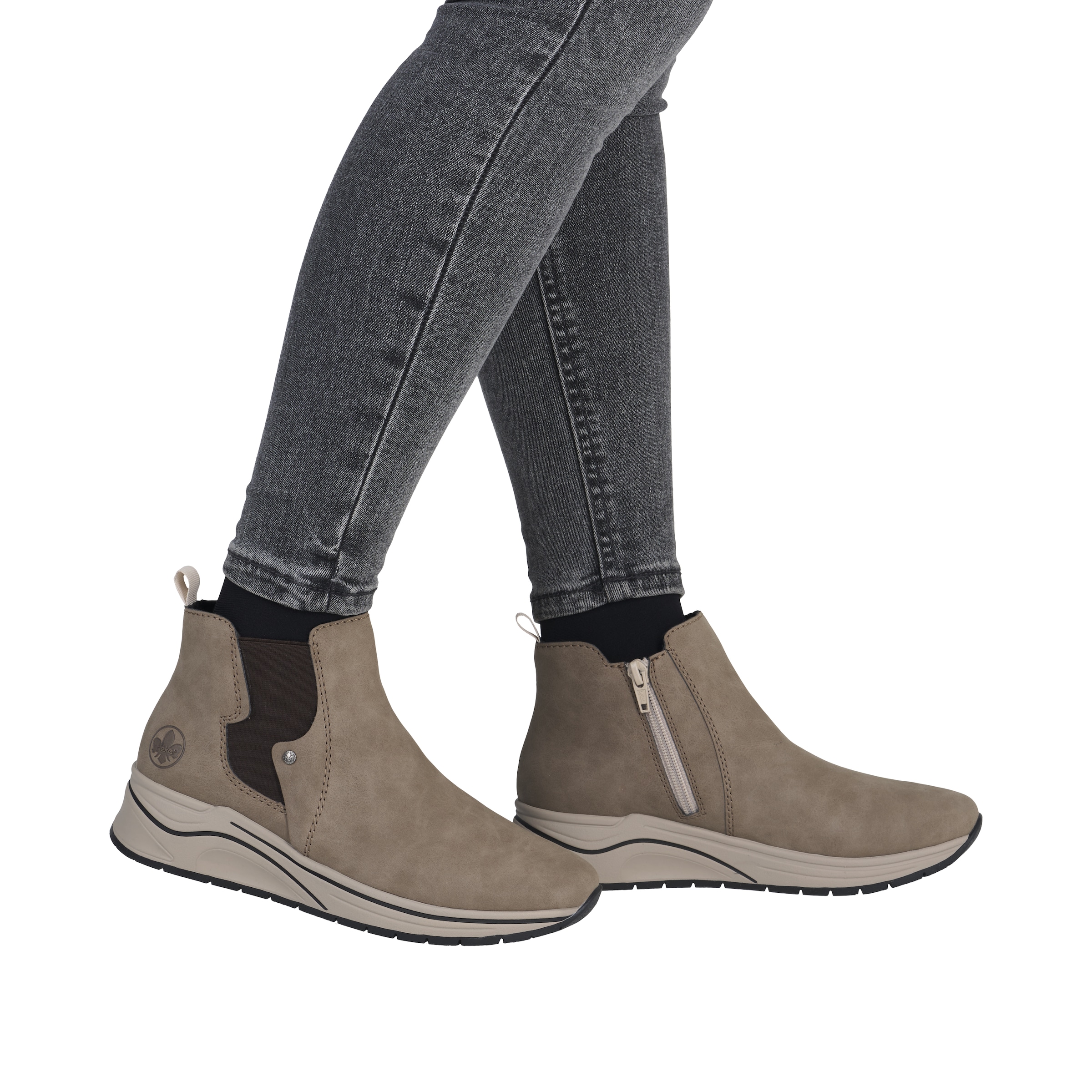 Rieker Chelseaboots  Boots, Stiefelette, High Top Sneaker, Keilboots mit Stretcheinsatz