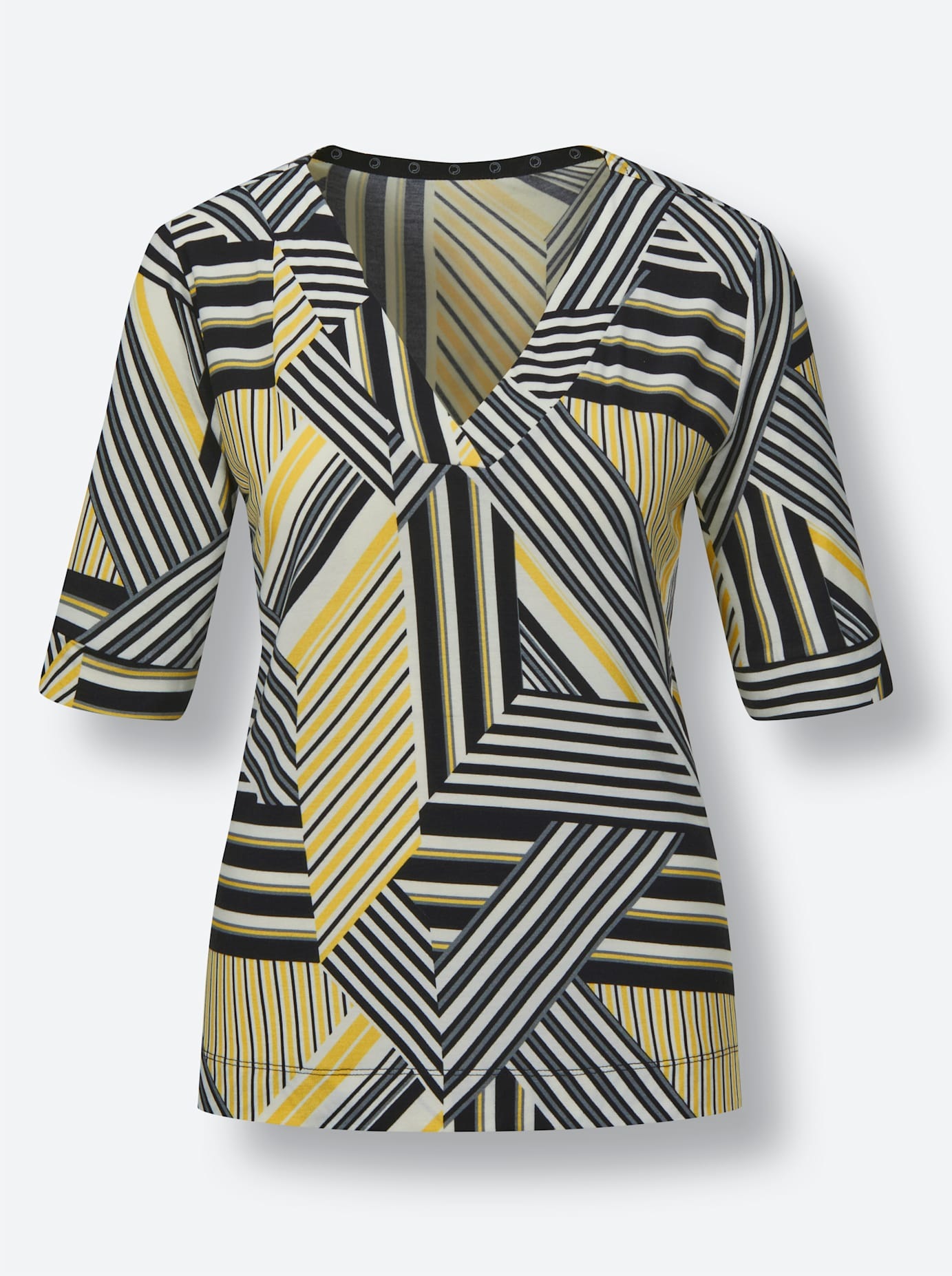 CREATION L PREMIUM Print-Shirt »Lyocell-Shirt«, (1 tlg.)