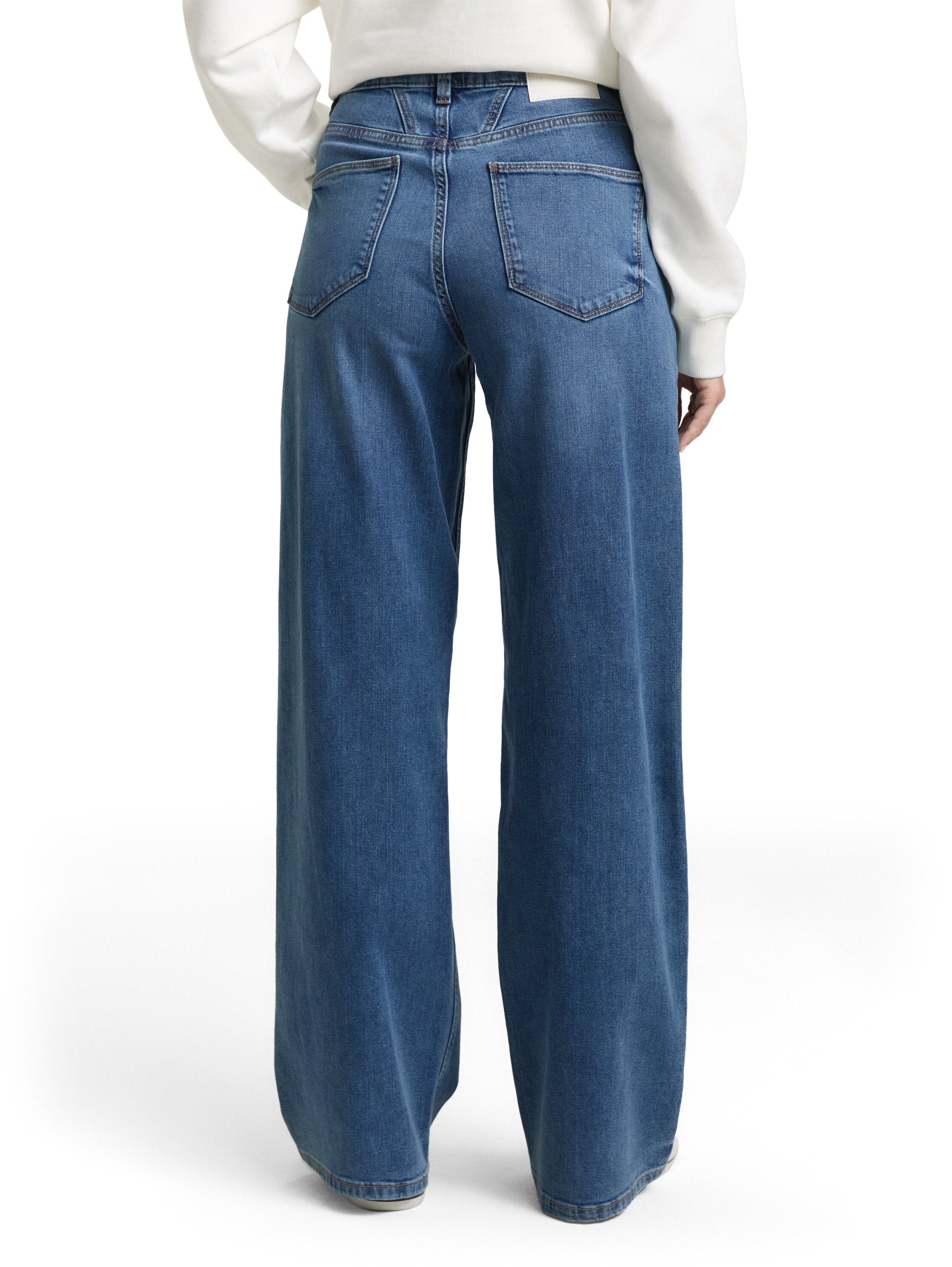 TOM TAILOR Weite Jeans im Four-Pocket Style