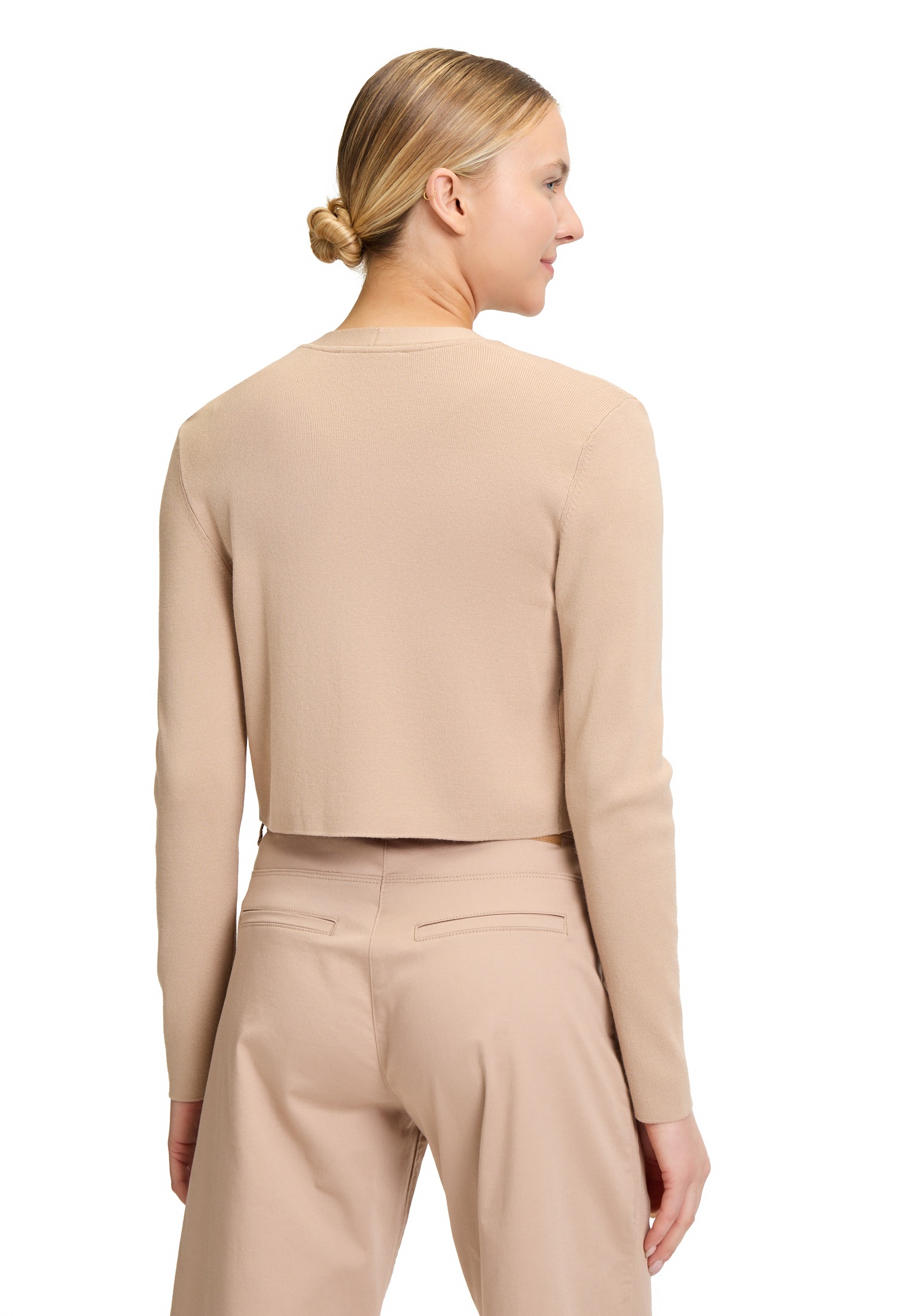 Betty&Co Strickjacke »Feinstrickjacke ohne Verschluss«