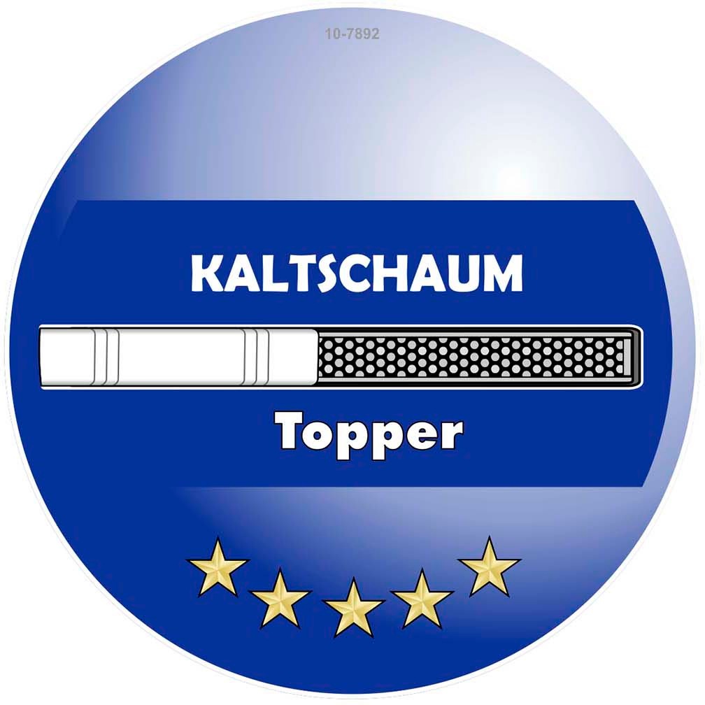 Jockenhöfer Gruppe Boxspringbett »Sancara, inklusive 7-Zonen-TTFK-Matratzen und 9 cm Kaltschaumtopper«, goldfarbige Designelemente, Härtegrade wählbar (H3,H3/H4 oder H4)