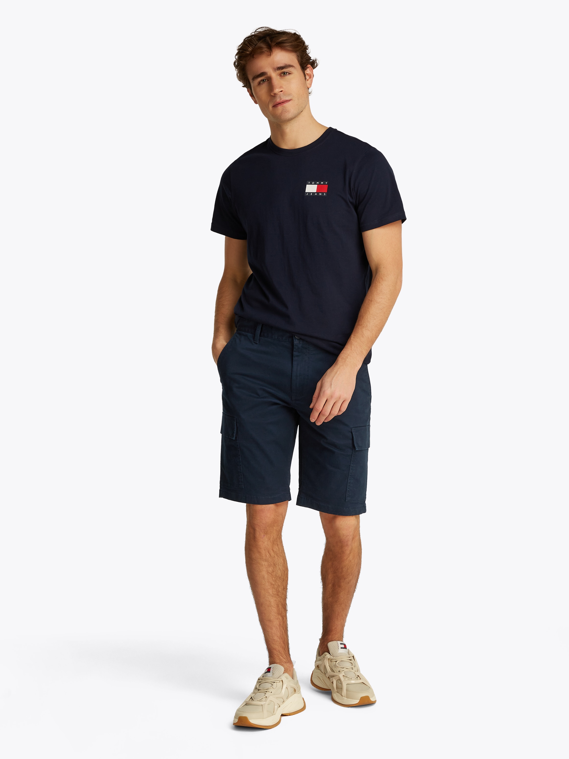 Tommy Jeans Cargoshorts »TJM SCANTON CARGO SHORT«, Mit Gürtelschlaufen
