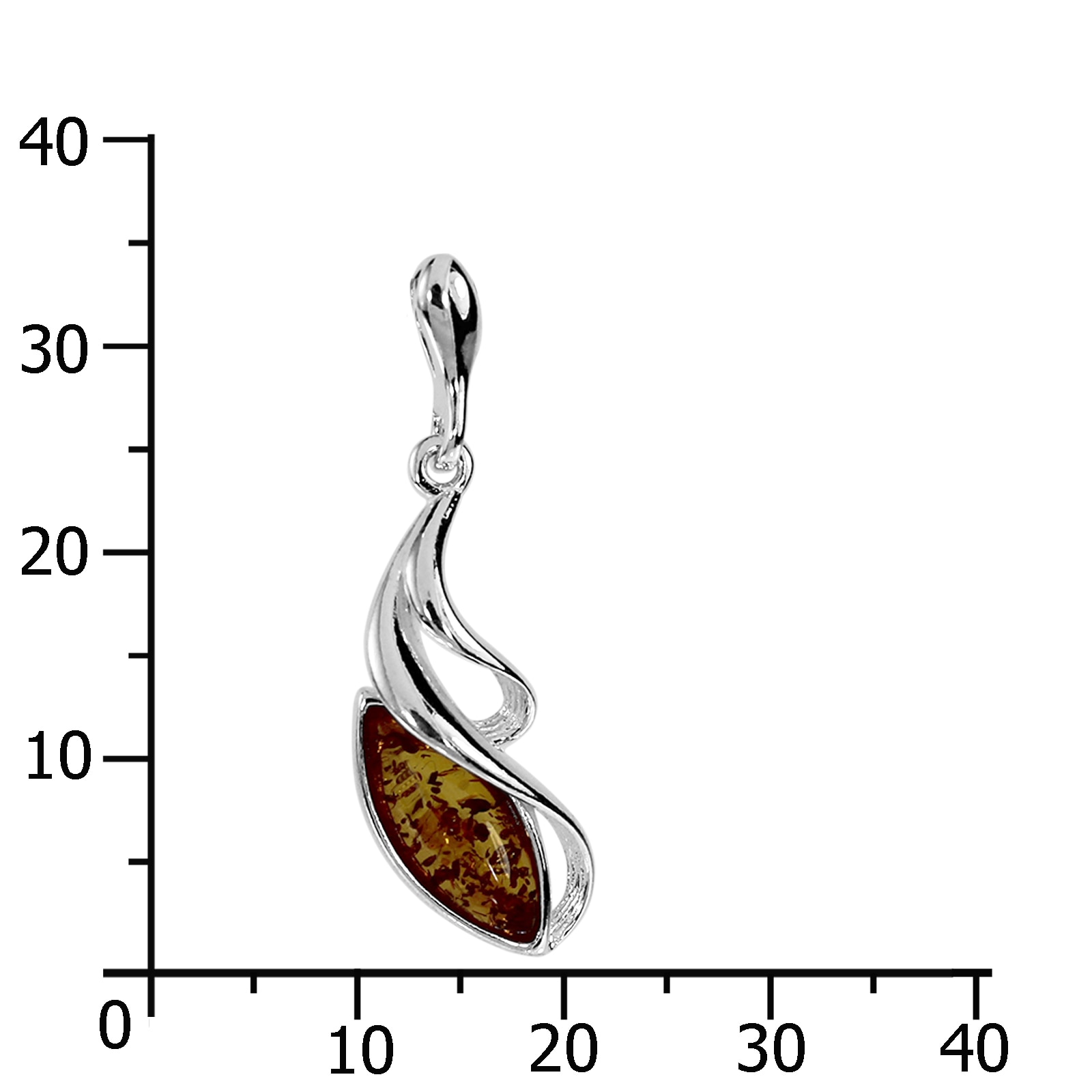 OSTSEE-SCHMUCK Kettenanhänger »- Cady - Silber 925/000 - Bernstein«
