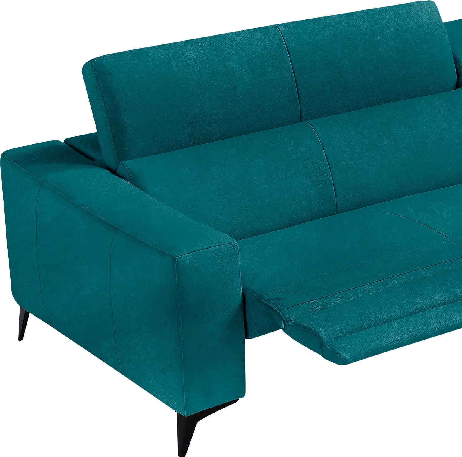 Egoitaliano Ecksofa »Edith, Designsofa mit hohem Sitzkomfort, L-Form«, inkl. elektrischer Relaxfunktion und manuell verstellbaren Kopfteilen