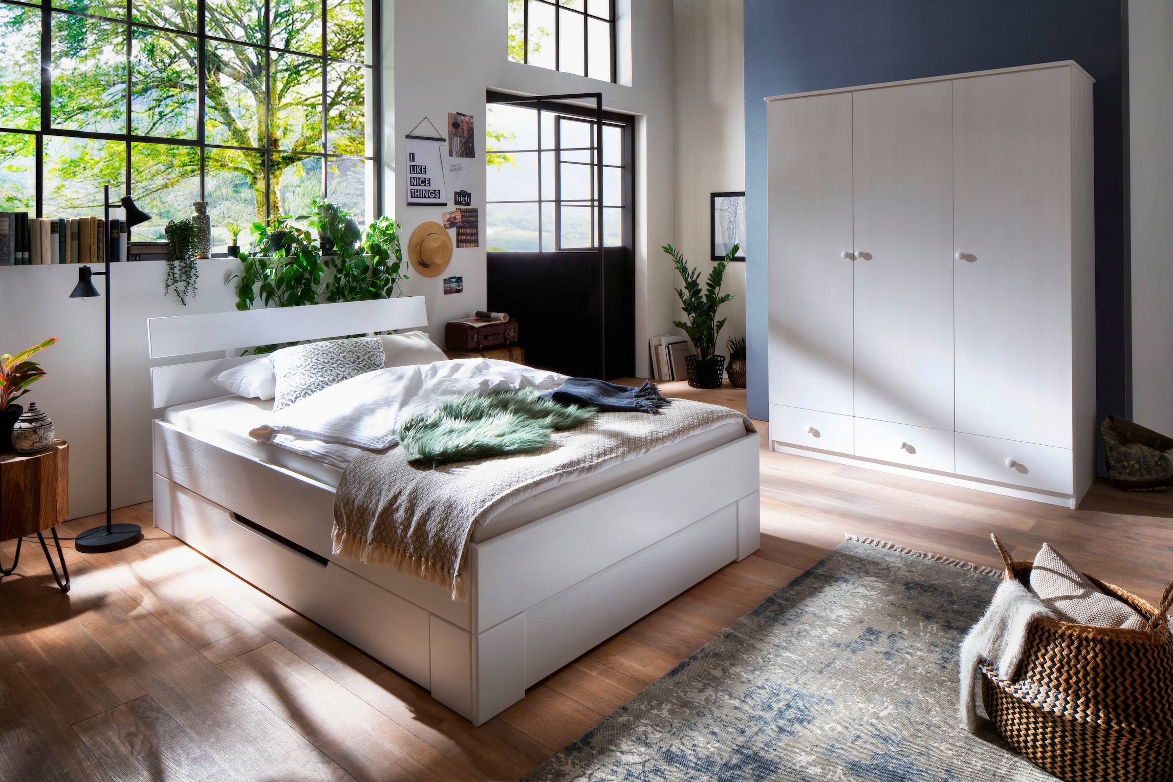 Home affaire Schubkasten-Unterbau »Progress für extra Stauraum unter dem Bett«, Massivholz, FSC®-zertifiziert, massive Fichte