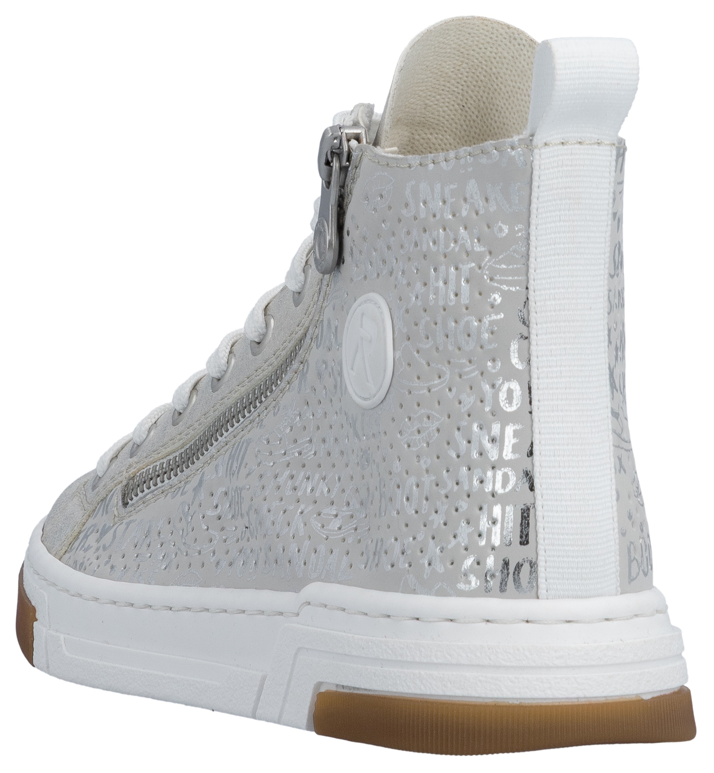 Rieker Sneaker  High Top-Sneaker, Freizeitschuh, Schnürschuh mit Plateausohle