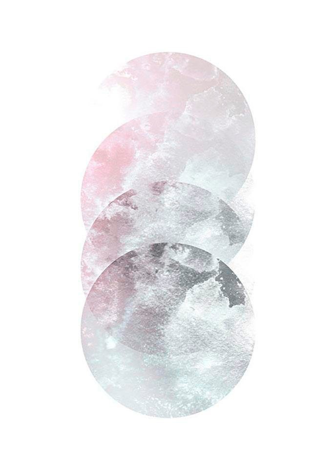 Komar Bild »Tessera Calidum«, Formen-Kunst, (1 St.), Wandbild zur Dekoration - ohne Rahmen