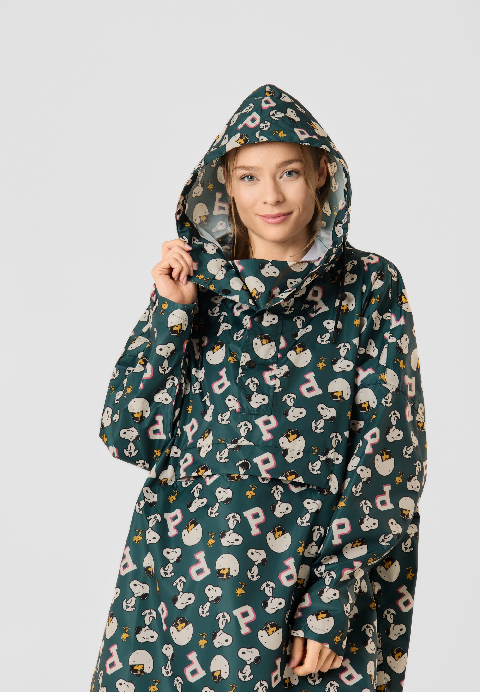 Codello Regenjacke »Codello Poncho« mit Kapuze mit Peanuts-Motiven