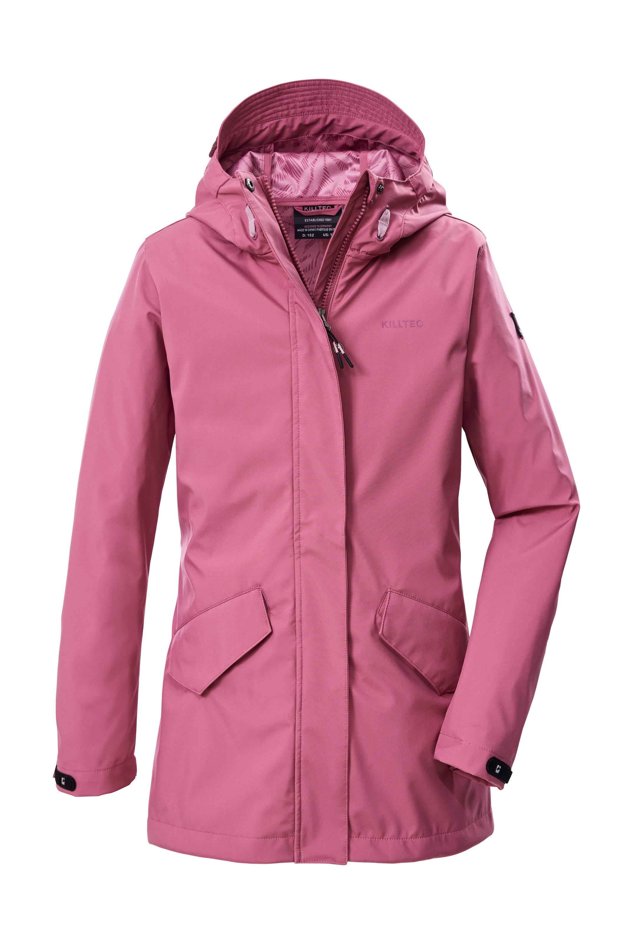 Killtec Softshellparka »KOS 120 GRLS SFTSHLL PRK« Wasserabweisender, winddichter Parka mit 10.000 mm Wassersäule
